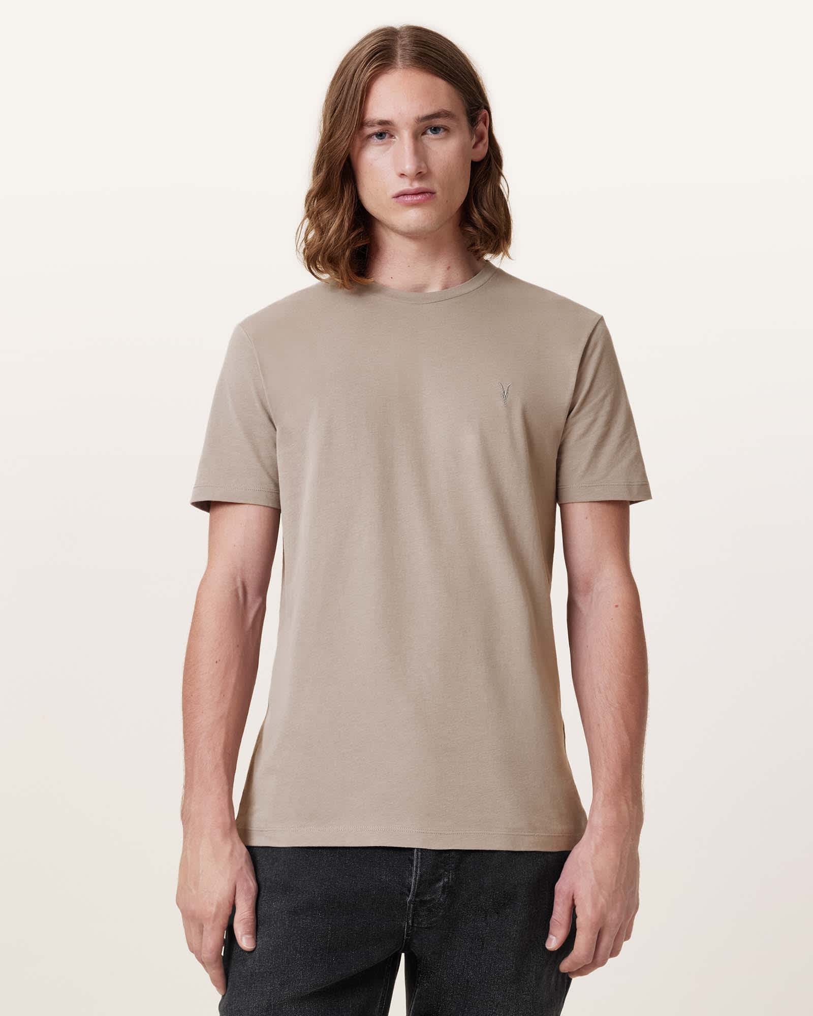 AllSaints Brace Brushed Cotton Crew Neck T-Shirt