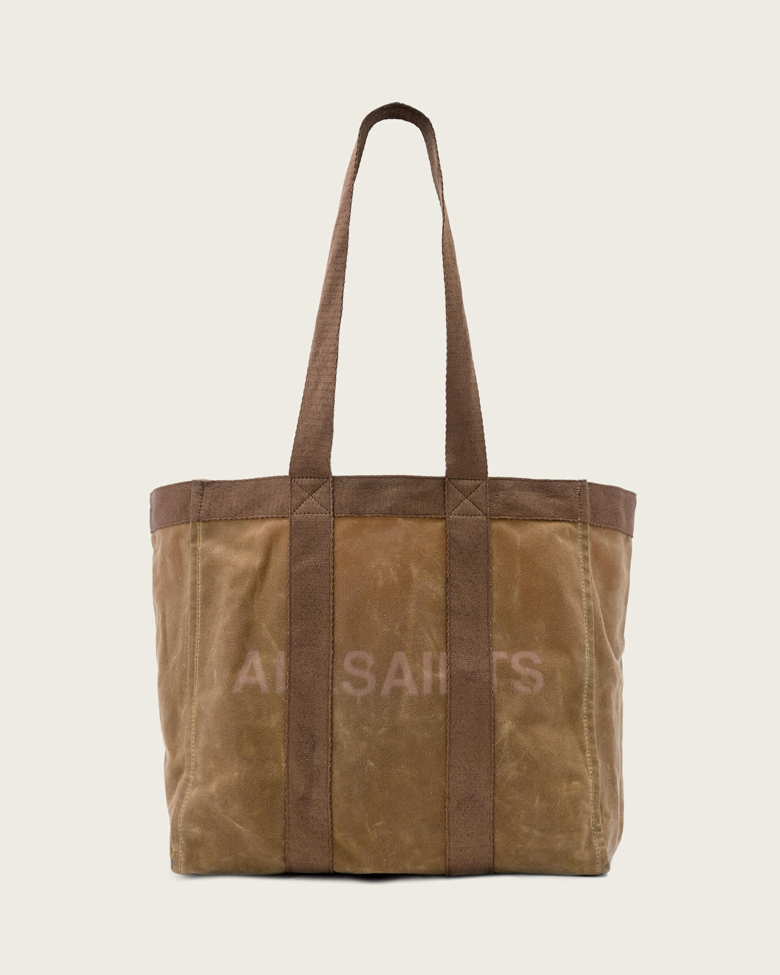 AllSaints Cotton Layo Spacious Canvas Tote Bag, Size: One Size