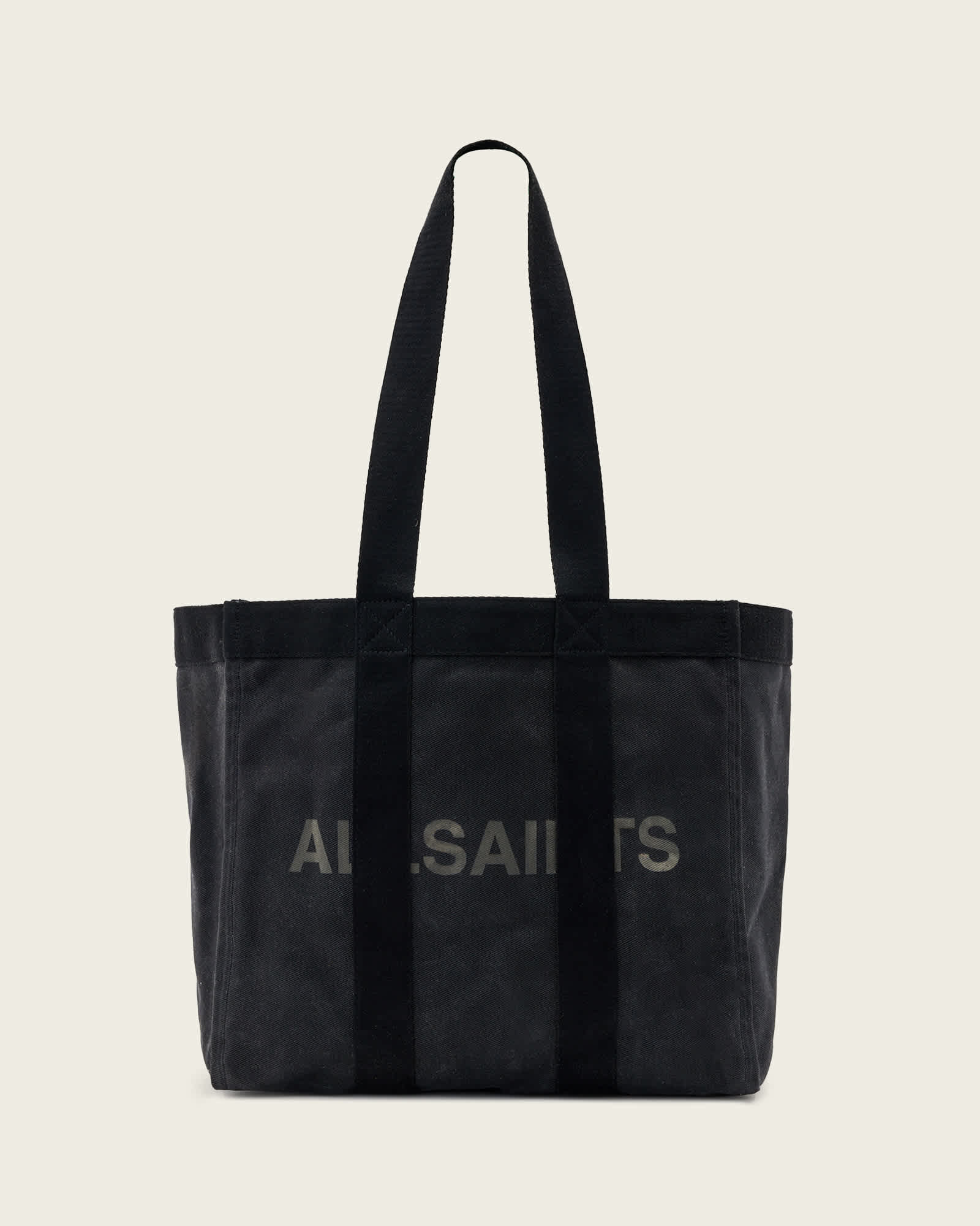 AllSaints Cotton Layo Spacious Canvas Tote Bag, Size: One Size