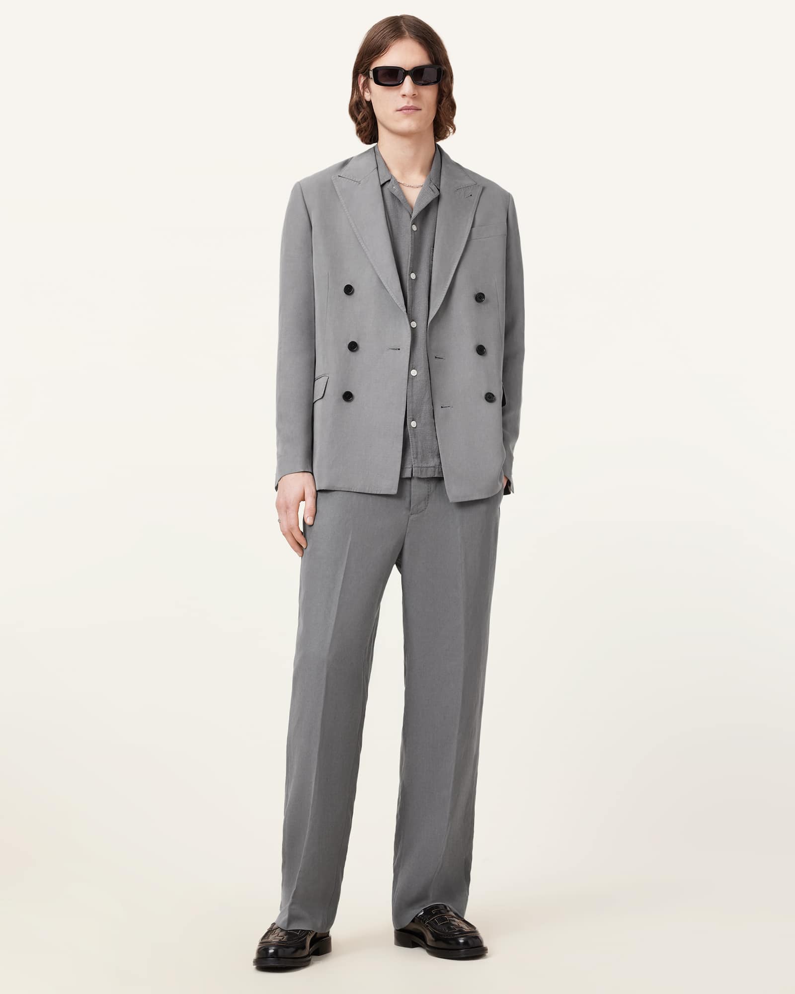 AllSaints Orpheus Relaxed Fit Tailored Pants