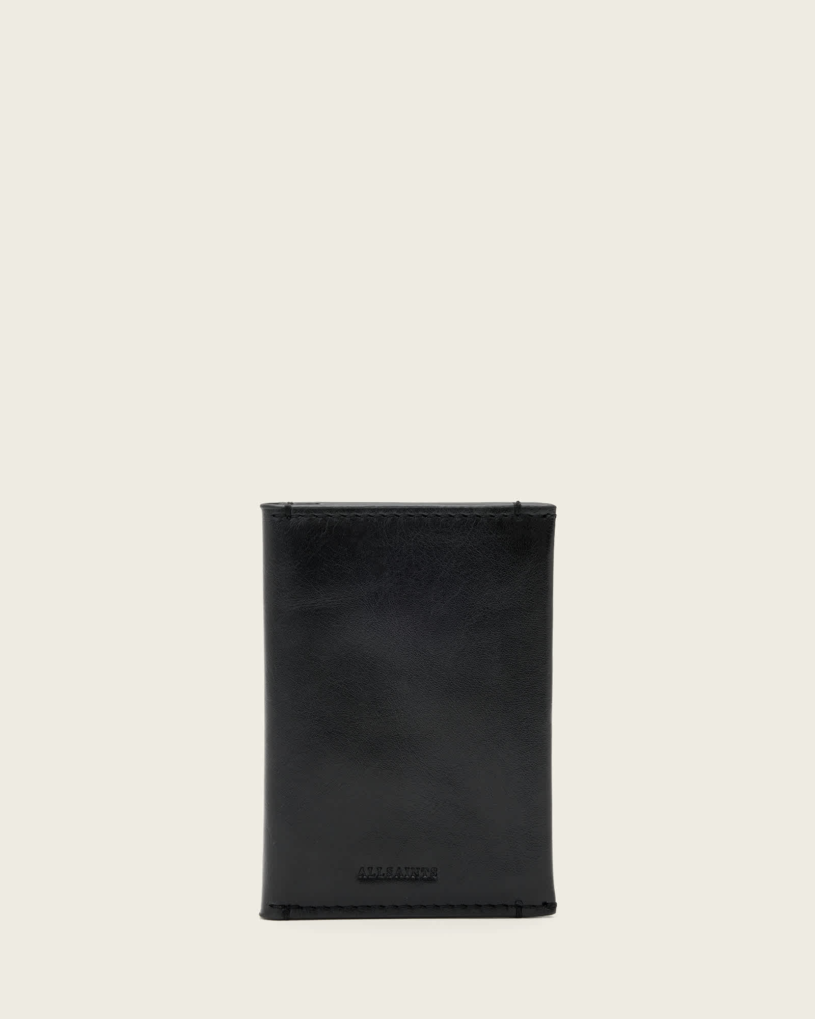 AllSaints Leather Bifold Leather Wallet, Size: One Size