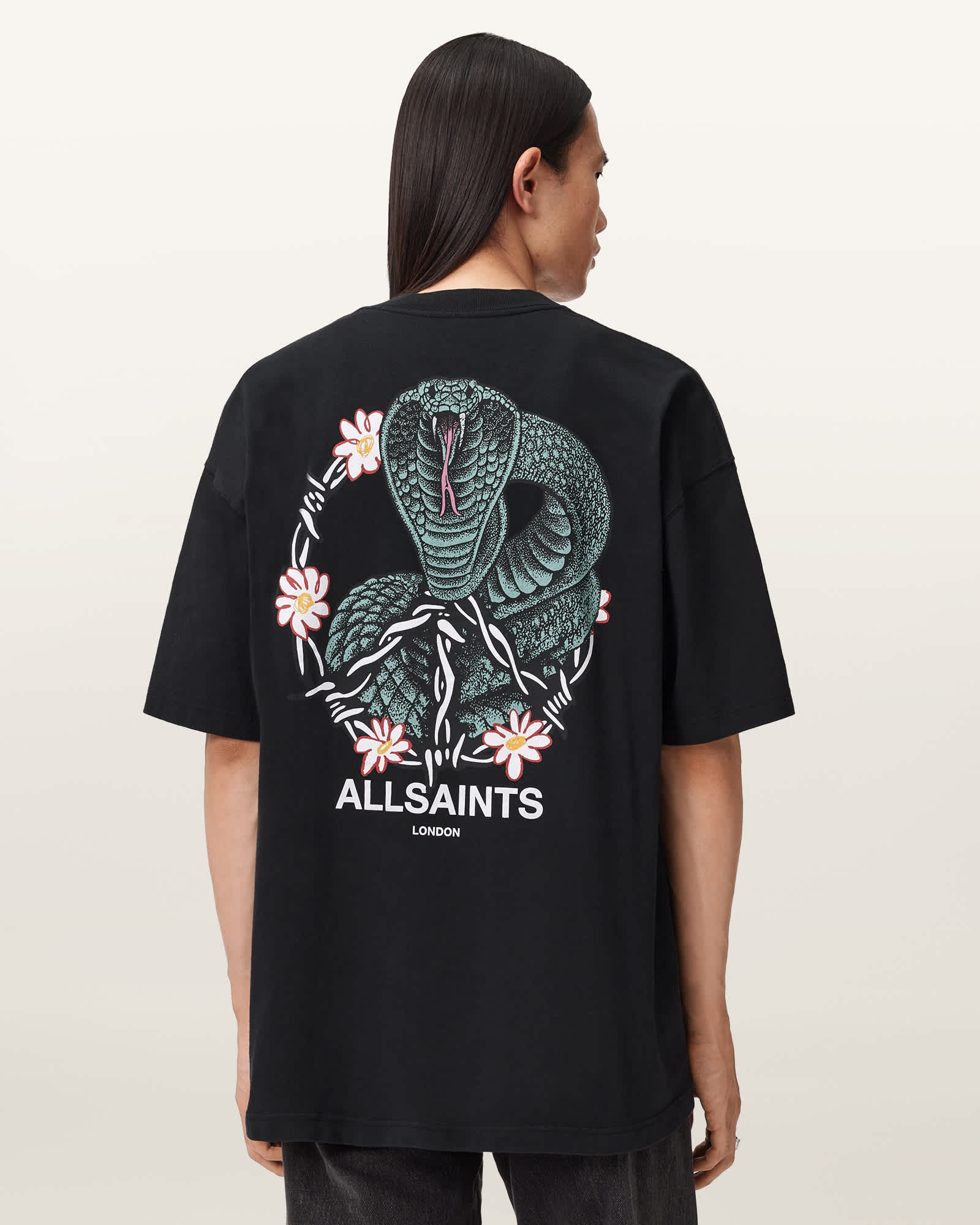 Allsaints Men's Snakebite Short Sleeve Crew T-Shirt - Size  S