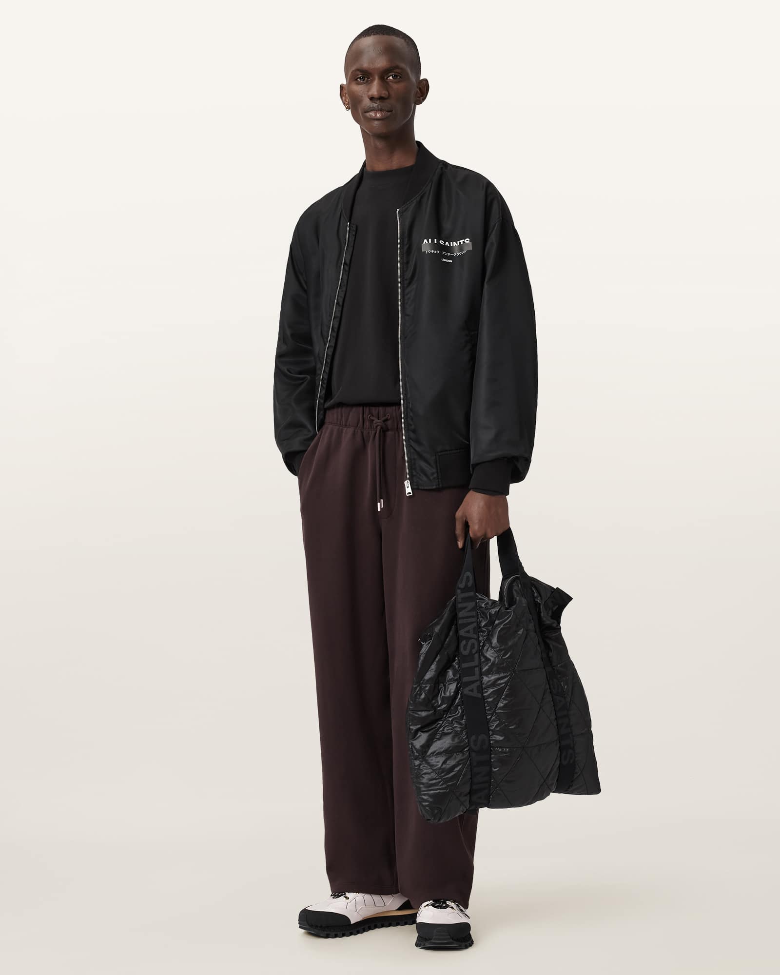 AllSaints Cotton Asher Straight Fit Joggers