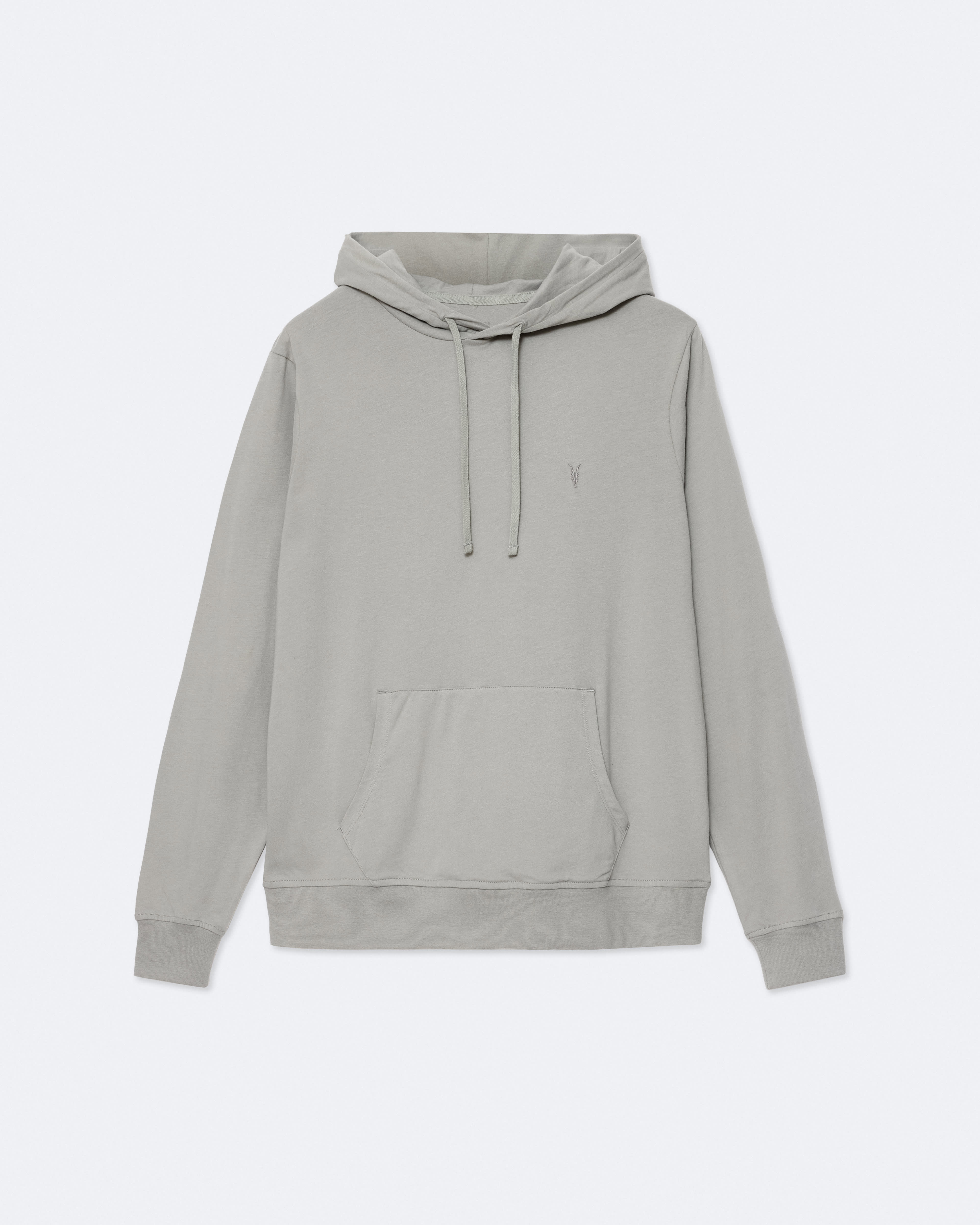 AllSaints Men’s Brace Cotton Ramskull Hoodie, Size: XS