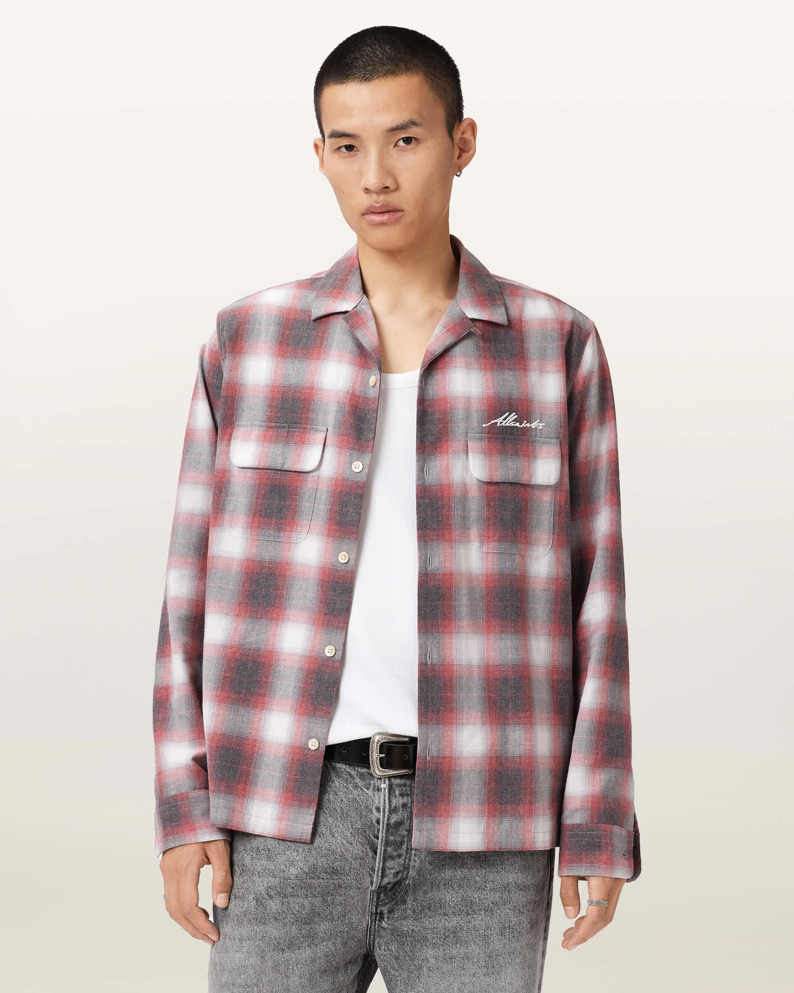 AllSaints Shams Long Sleeve Shirt