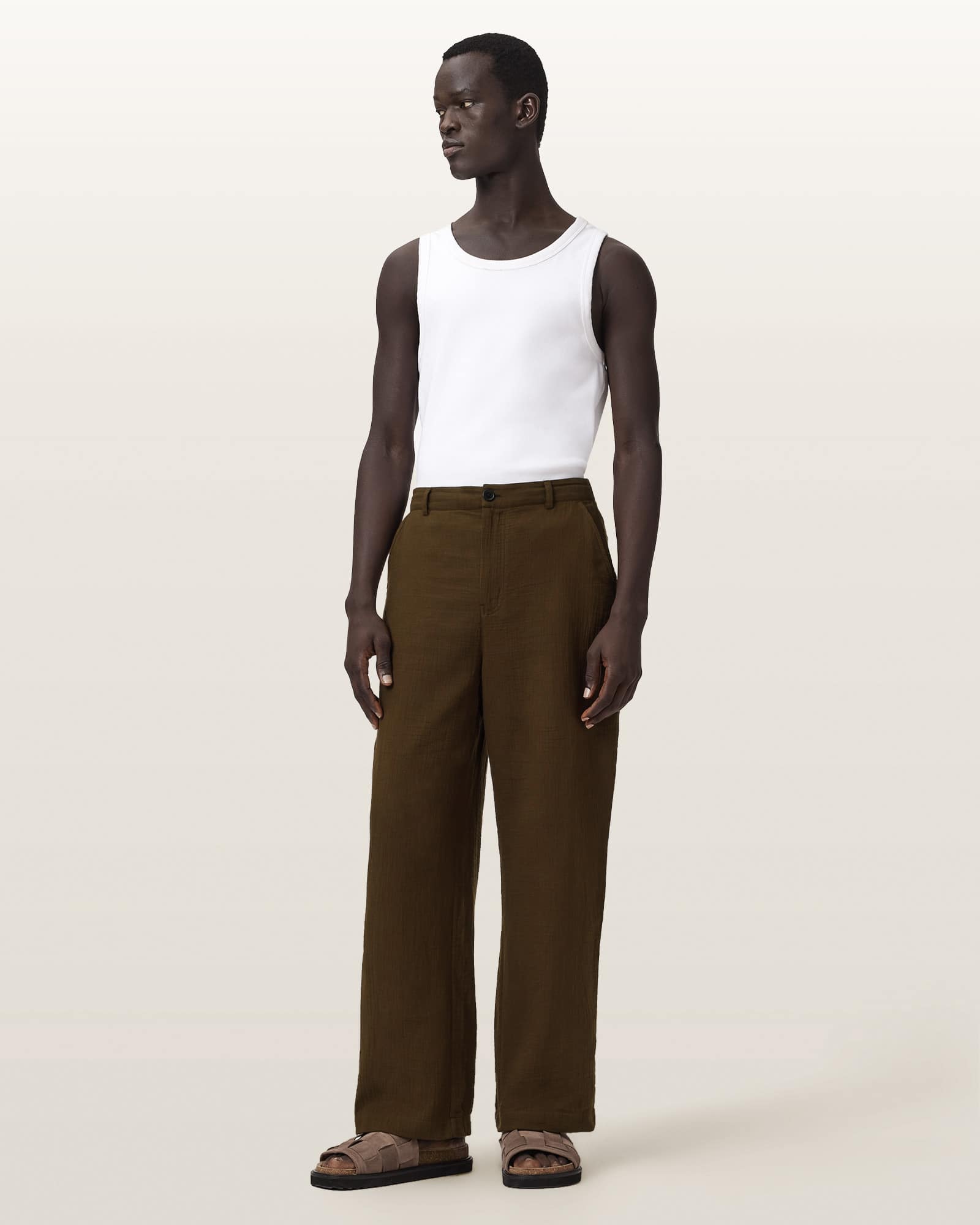 AllSaints Men's Taiko Loose Fit Trousers