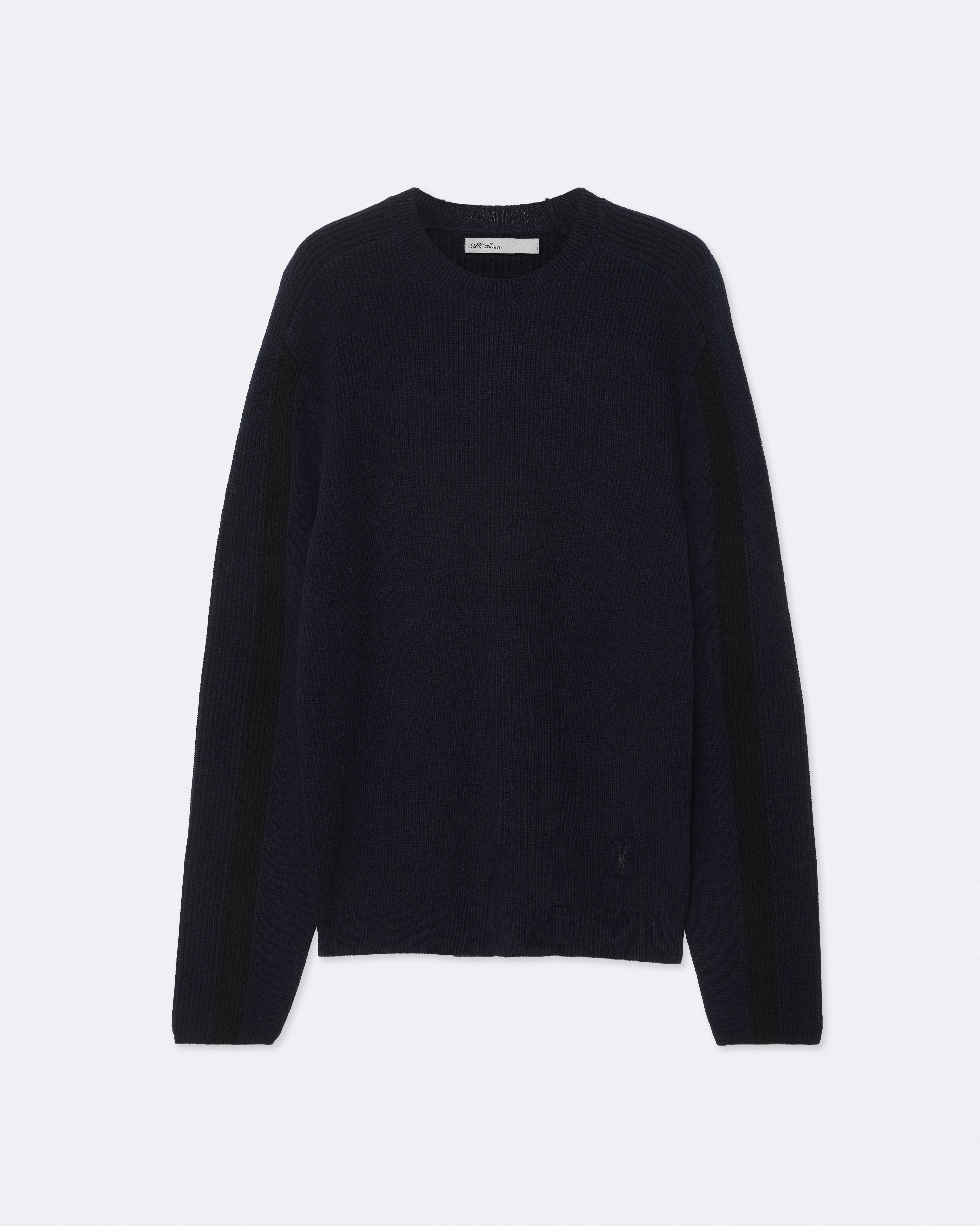 Allsaints Herren Blau Hawke Sweatshirt In Marine - Bild 3