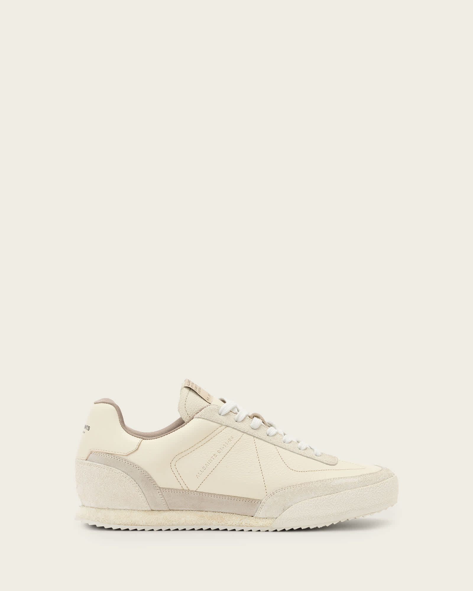 AllSaints Harri Low Top Trainers, White/white