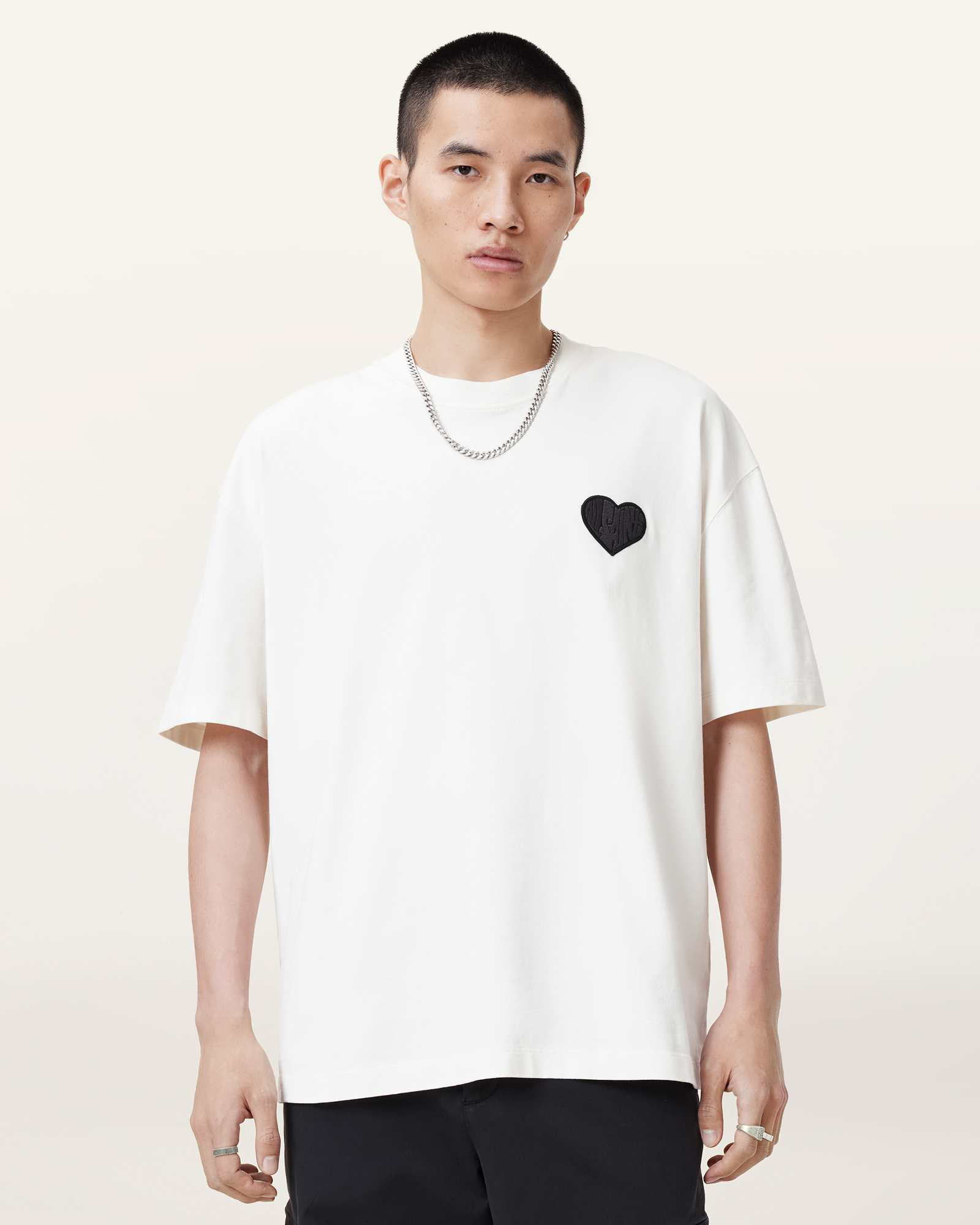 Allsaints Men's Lover Short Sleeve Oversized T-Shirt - Size  Xxl