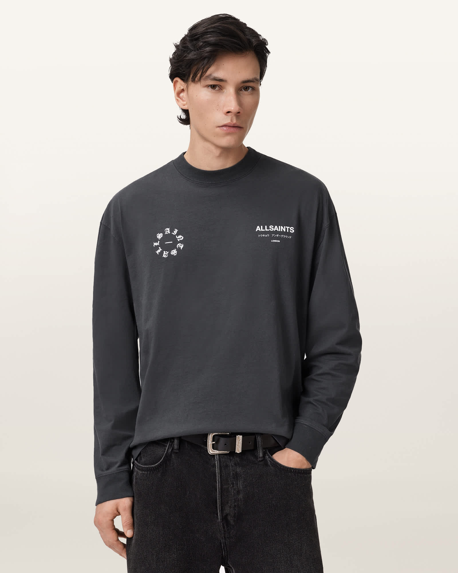 AllSaints Kindred Boxy Graphic T-Shirt