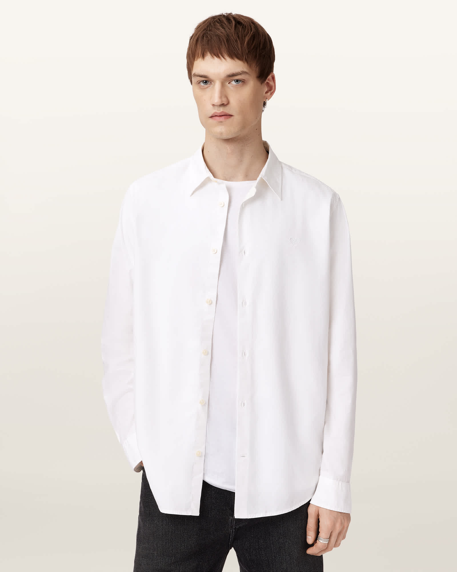 AllSaints Heartsaints Long Sleeve Shirt