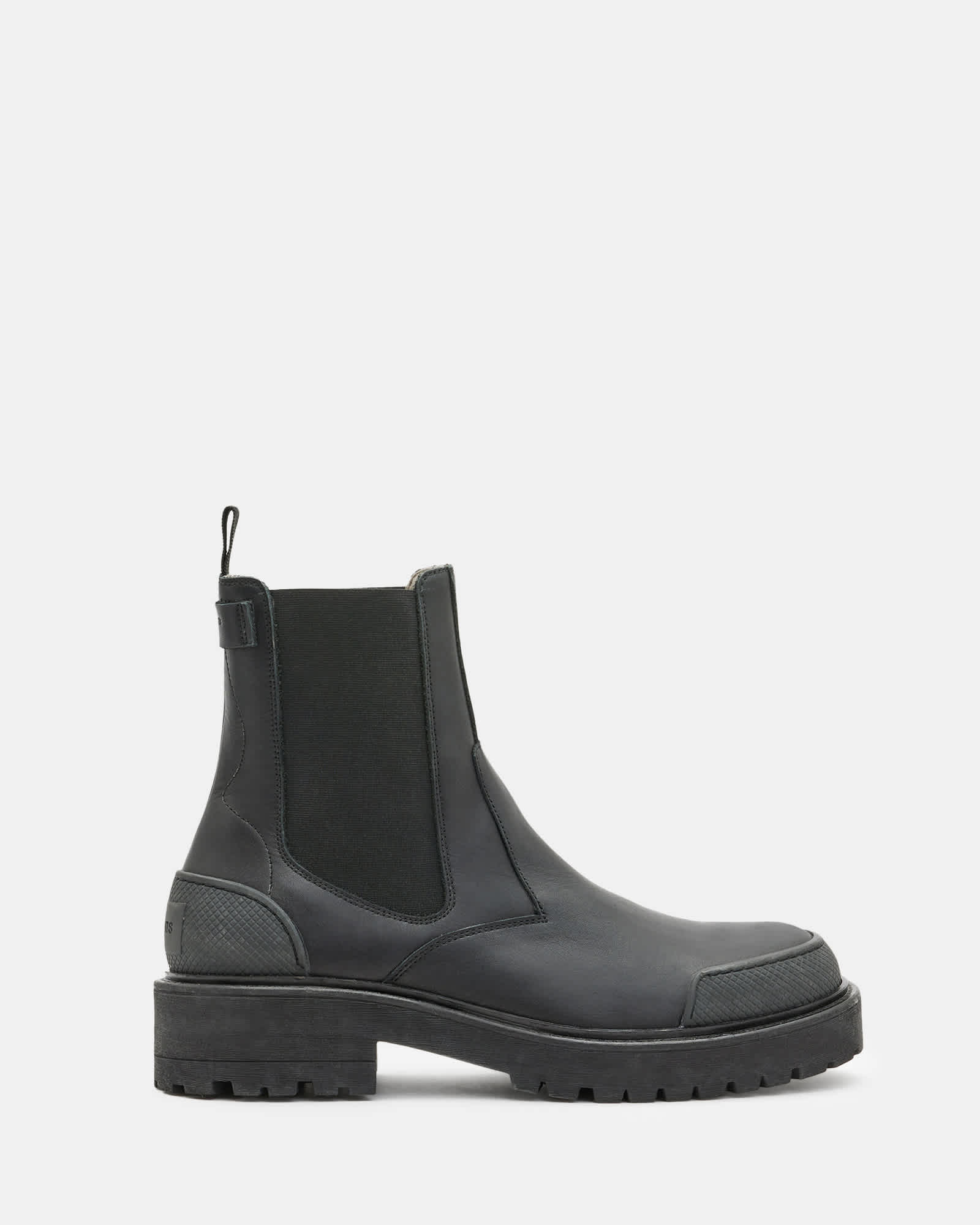 Allsaints Men's Matrix Leather Work Chelsea Boots - Size  12