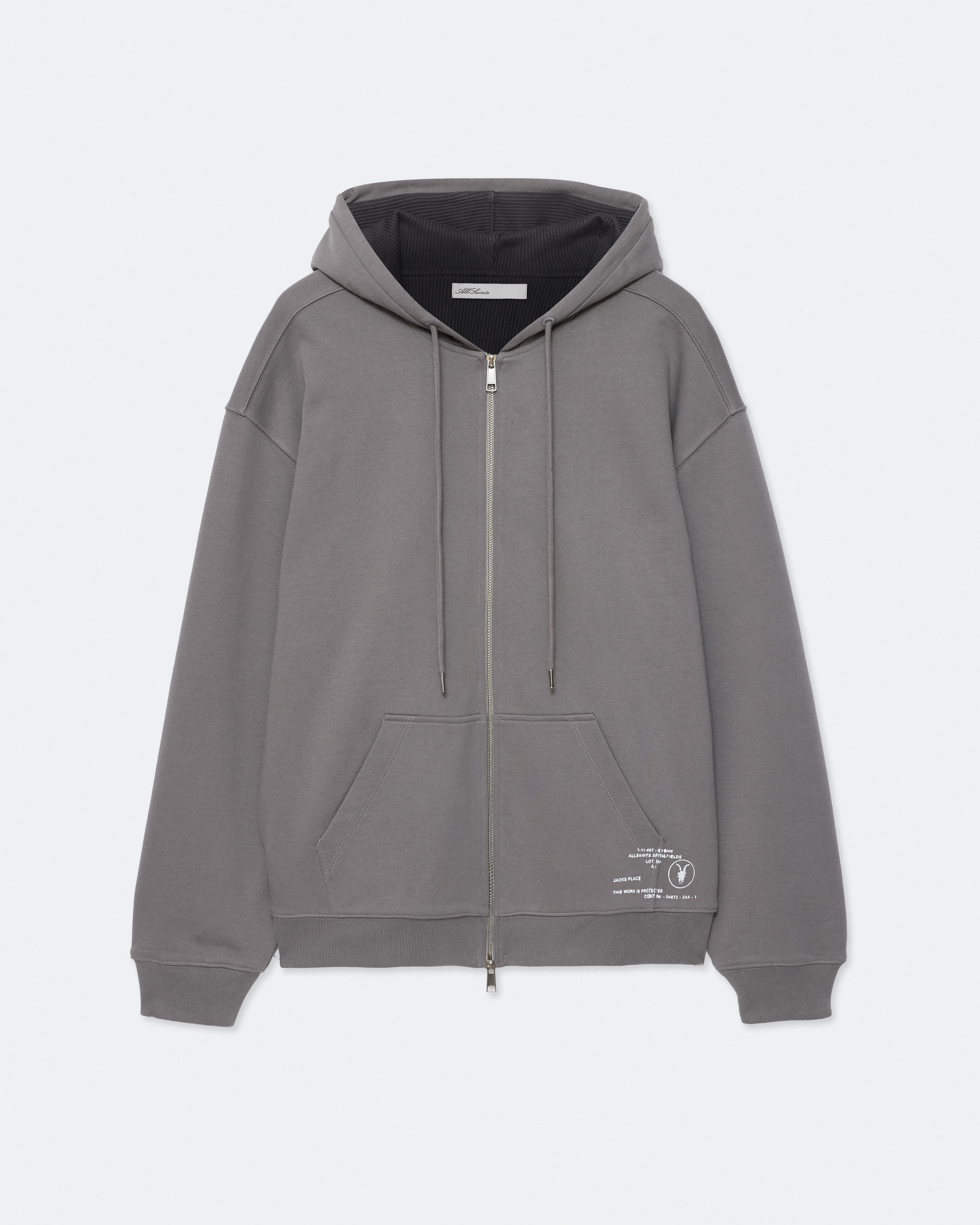 AllSaints Men’s Raphy Oversized Hoodie, Size: XS