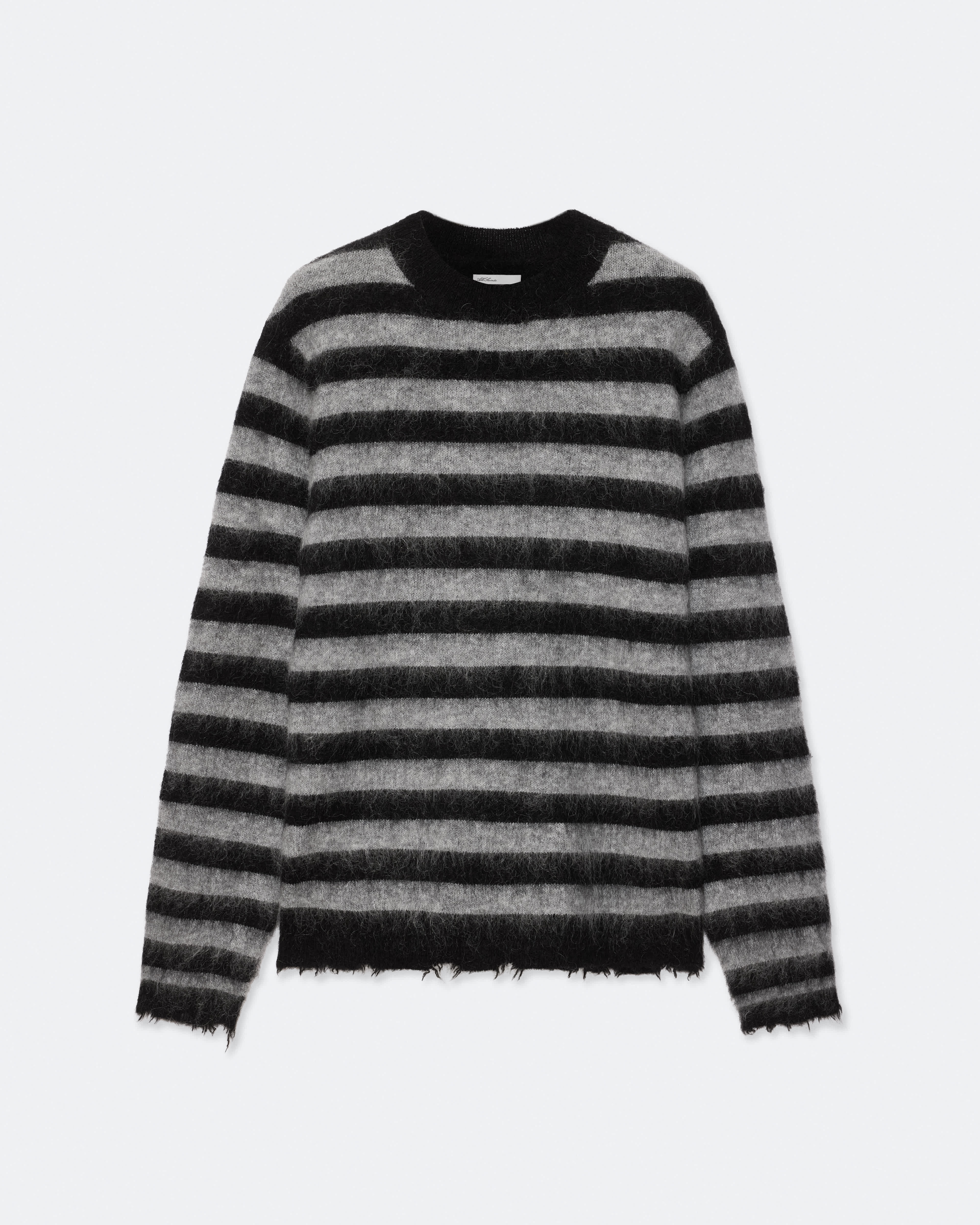 AllSaints Men’s Harry Striped Crew-Neck Jumper, Size: XS