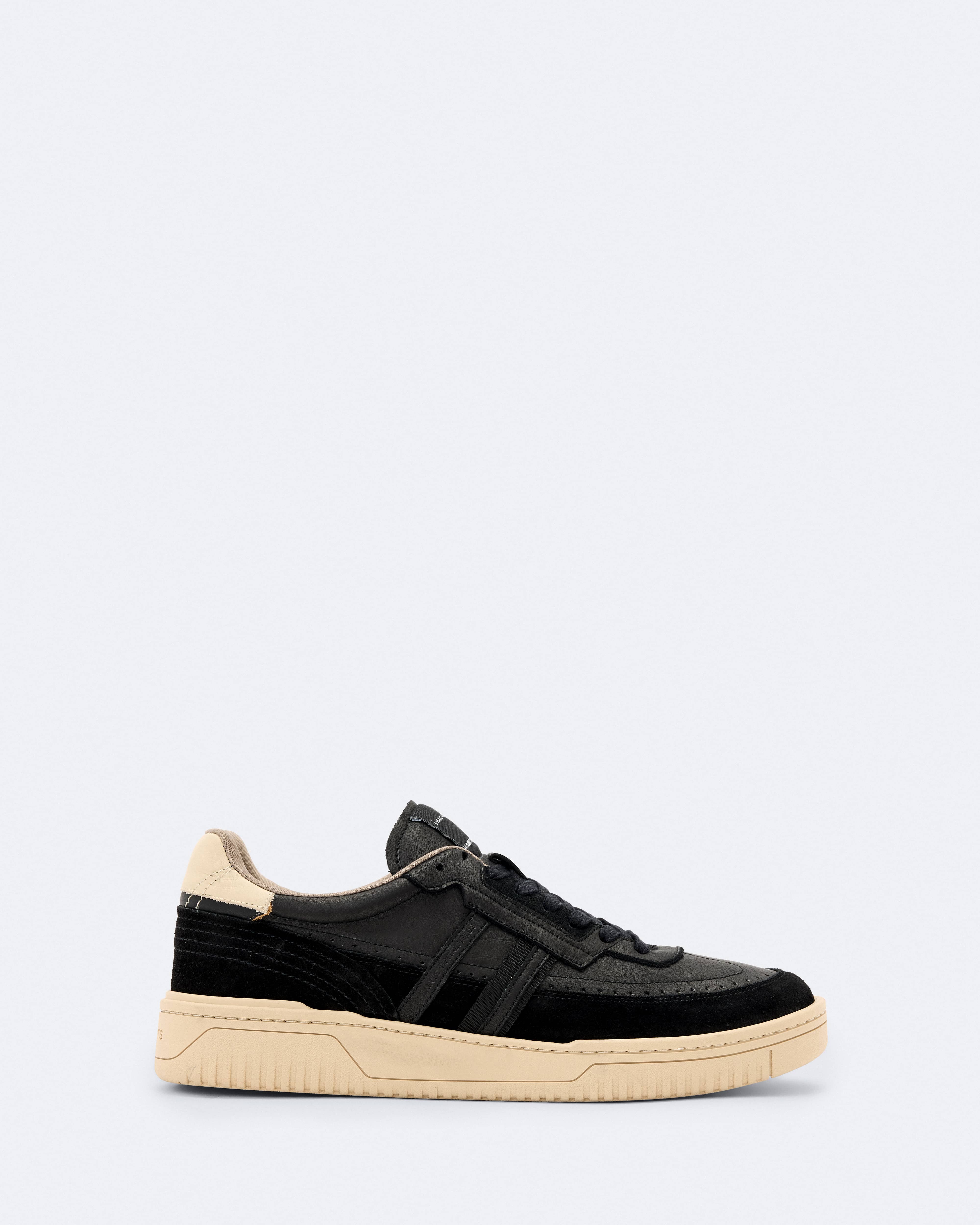 Allsaints Men's Regan Classic Basketball Trainers In White