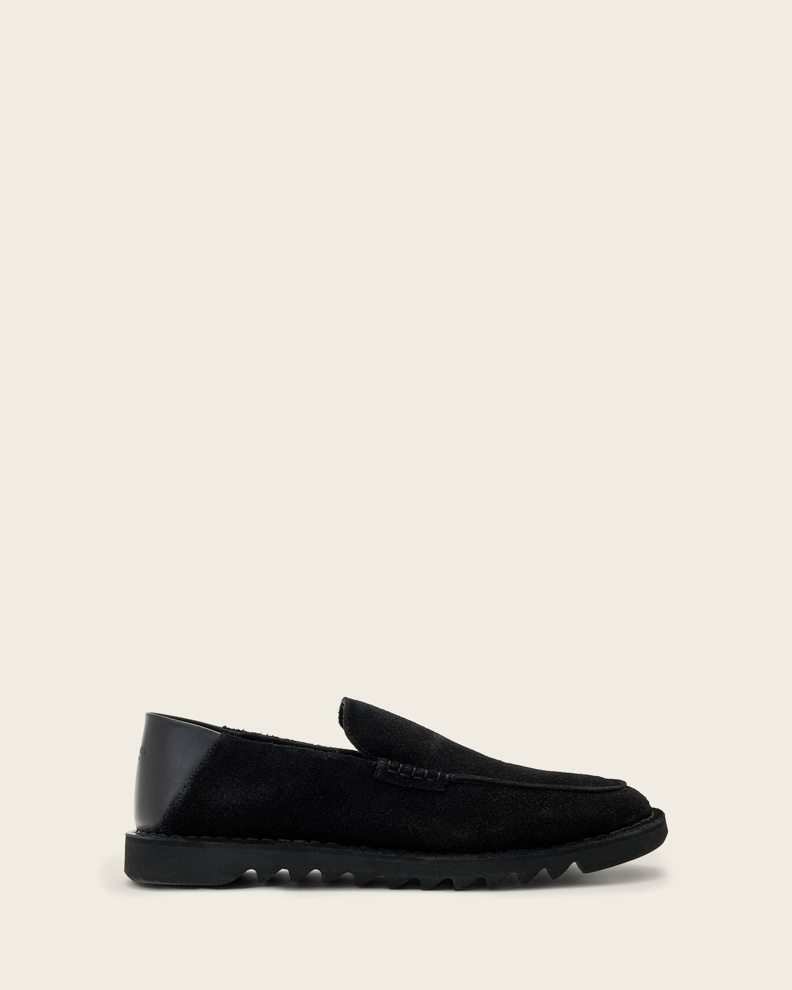 Allsaints Men's Black Slix Leather Loafers - Size  10