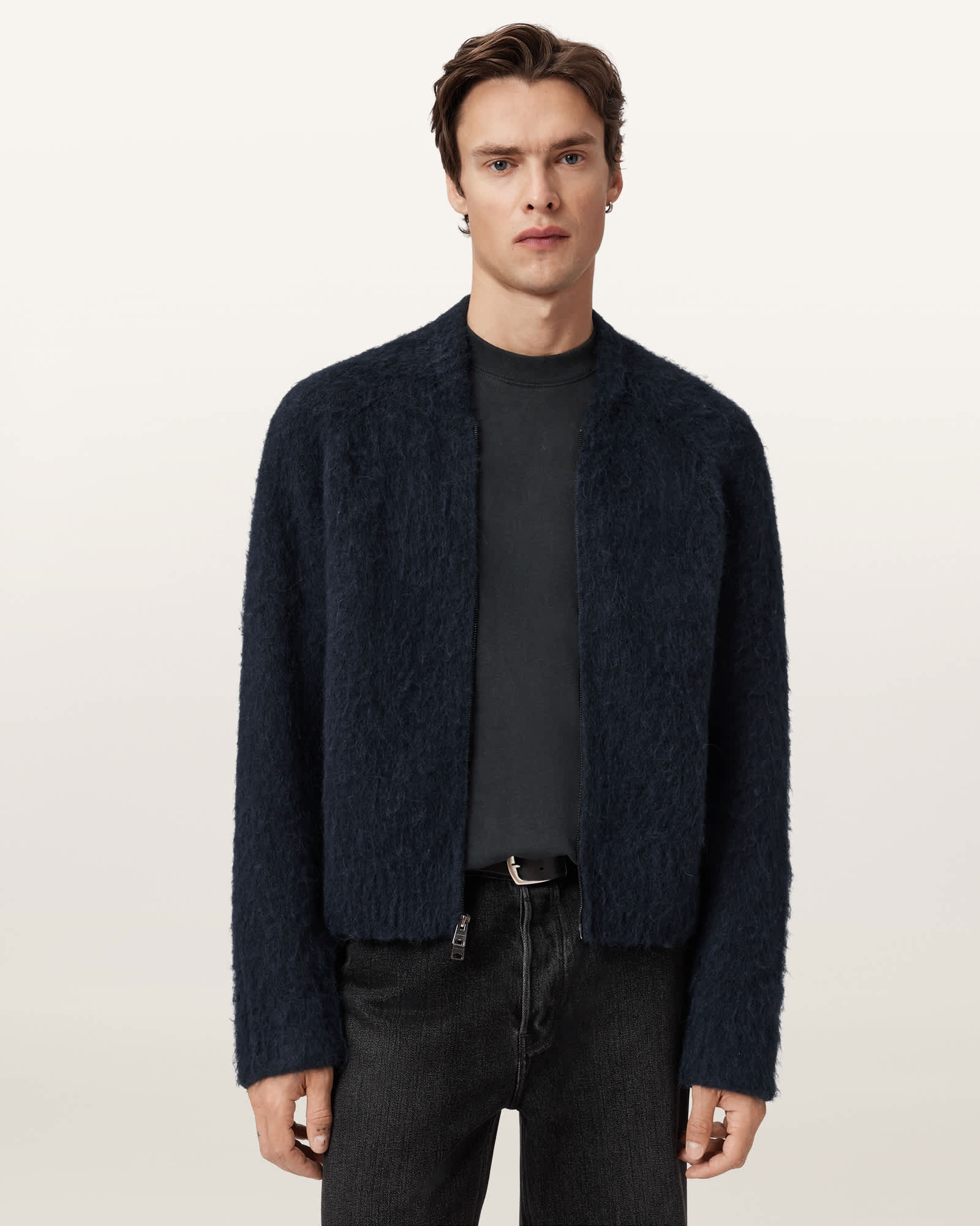 Allsaints Men's Sonny Zip Up Cardigan - Size  Xxl