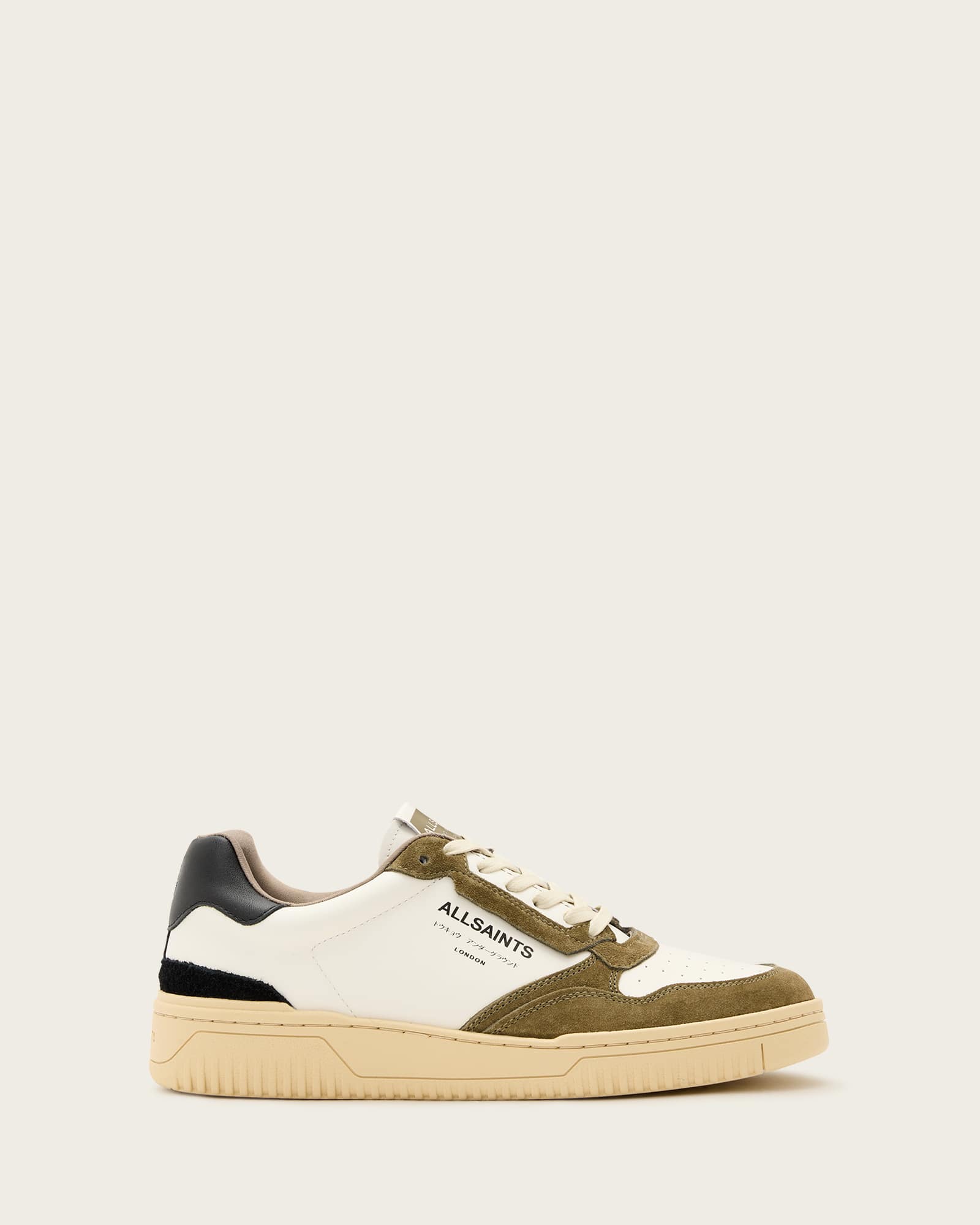 AllSaints Regan Leather Low Top Sneakers