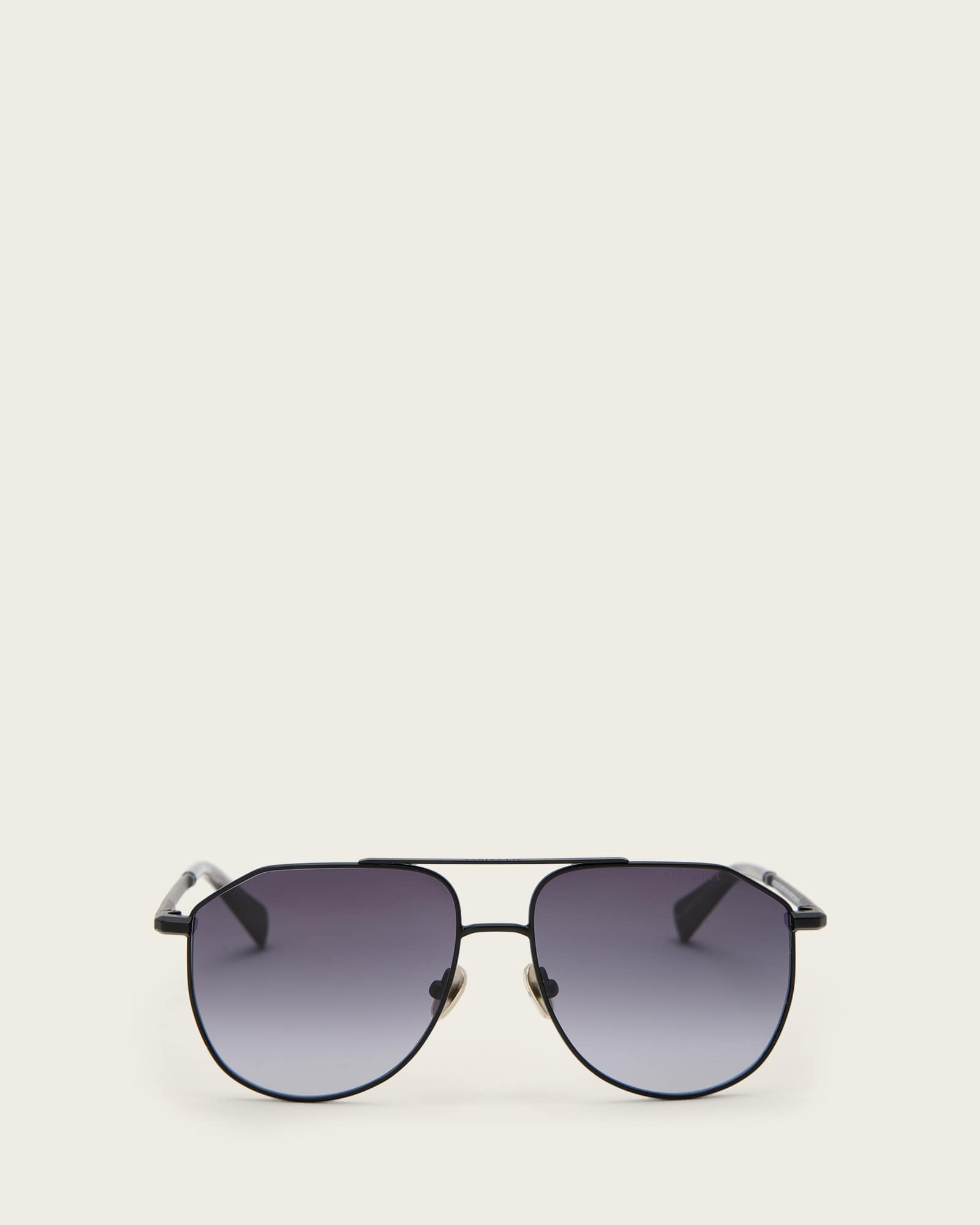 AllSaints Zinc Moe Aviator Sunglasses, Size: One Size
