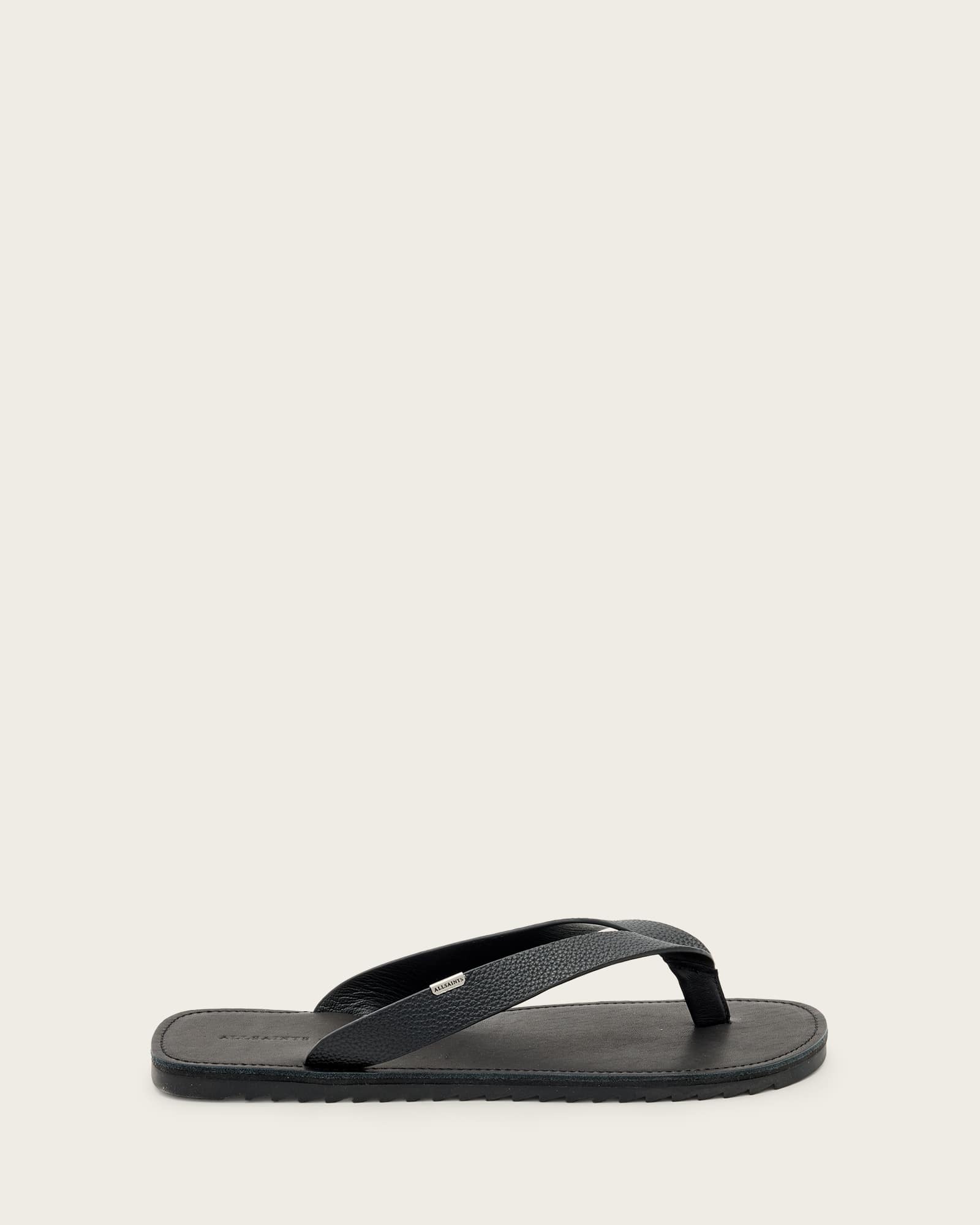 Allsaints Men's Sydney Leather Sandals - Size  12