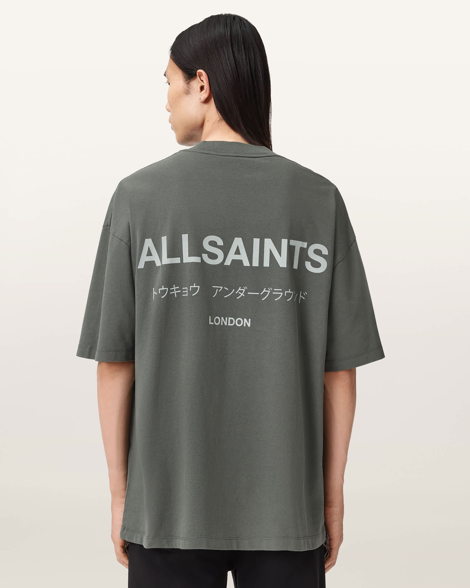 Allsaints Men's Underground Oversized Crew Neck T-Shirt - Size  Xxl