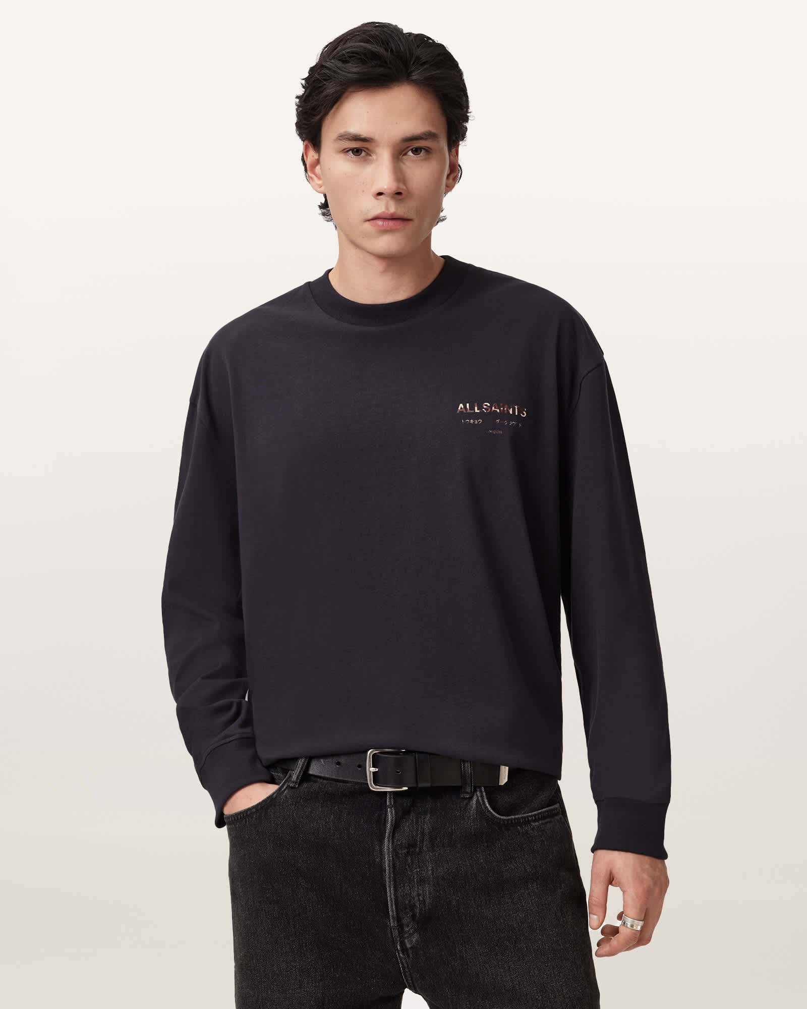 Allsaints Men's Underground Long Sleeve T-Shirt - Size  Xxl
