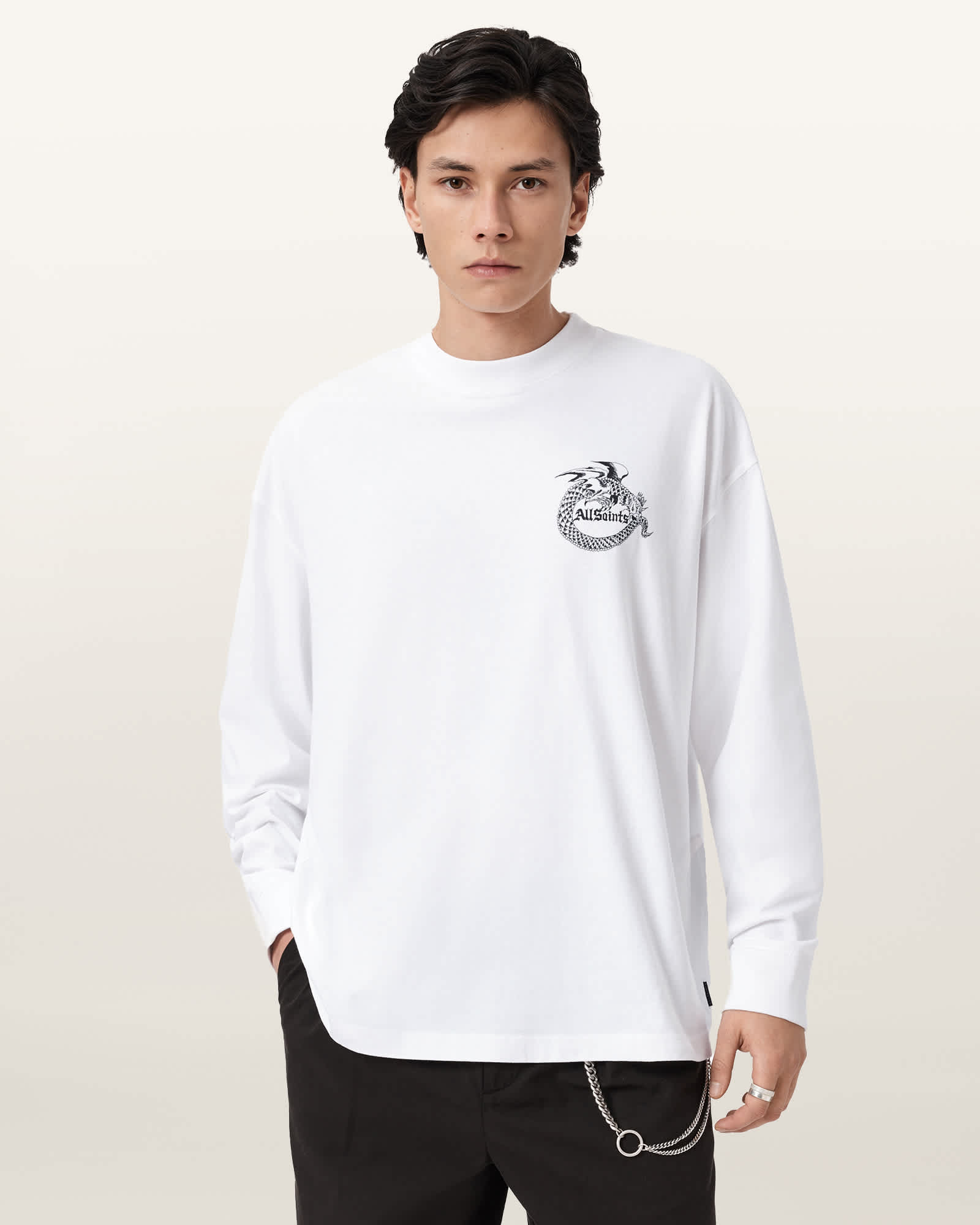 Allsaints Men's Terra Oversized Graphic T-Shirt - Size  M