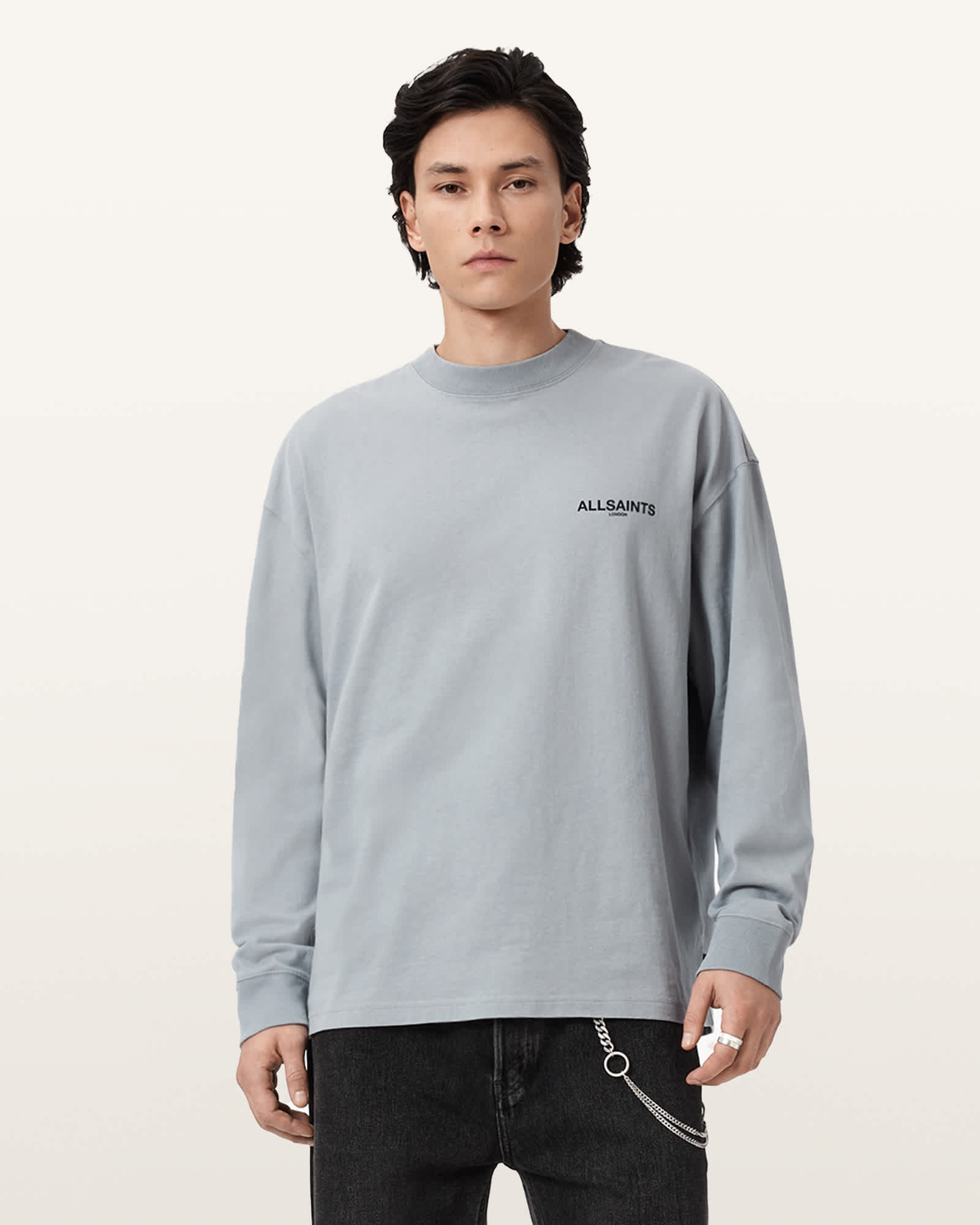 Allsaints Men's Hallis Long Sleeve Oversized T-Shirt - Size  Xxl