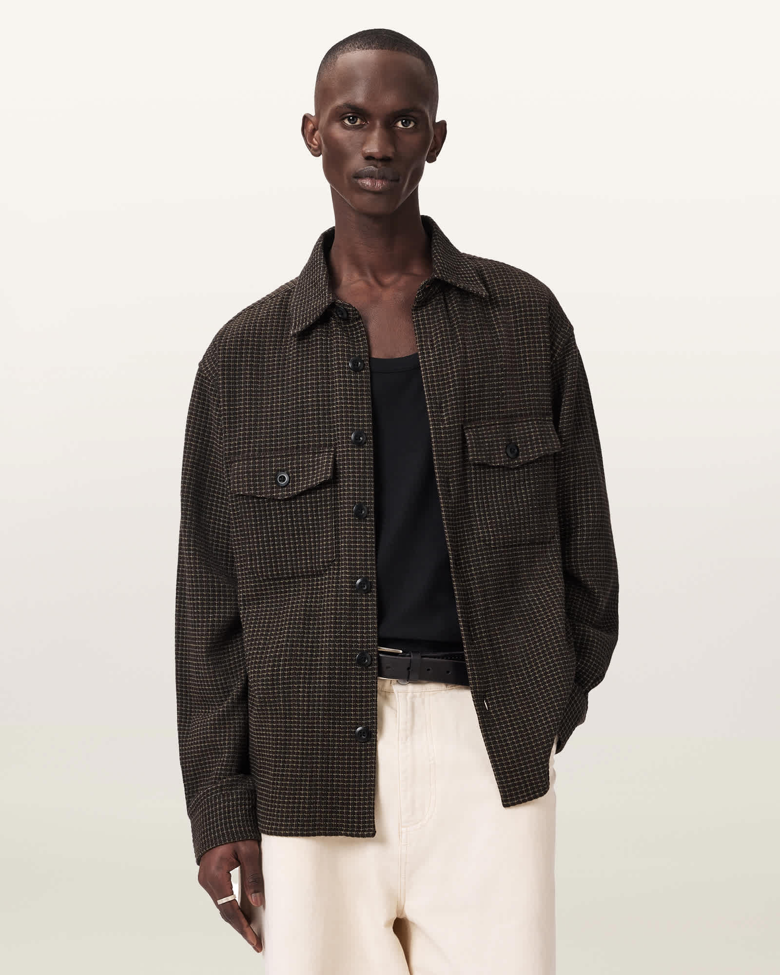AllSaints Kanda Long Sleeved Shirt