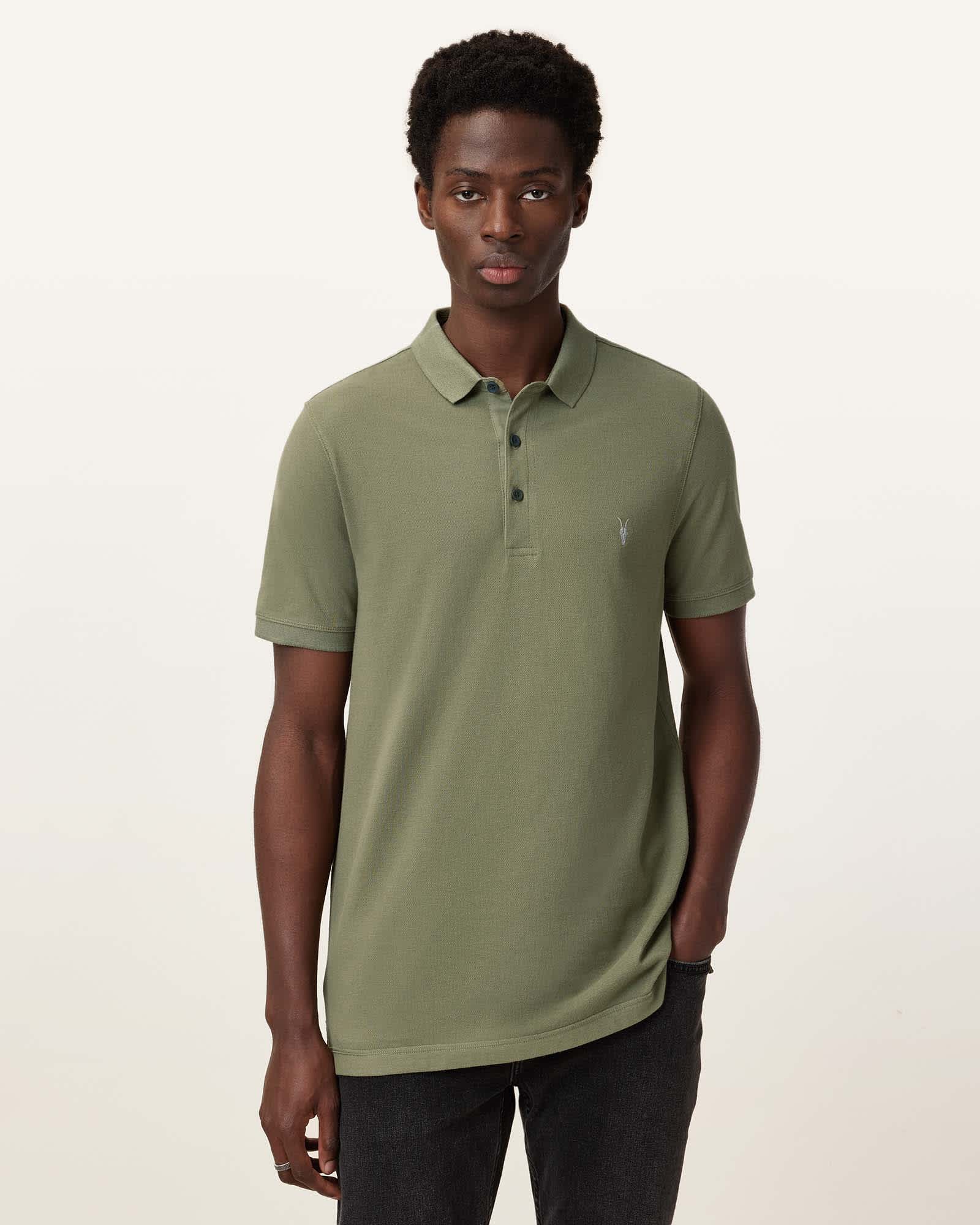 Allsaints Men's Reform Short Sleeve Polo Shirt - Size  Xs