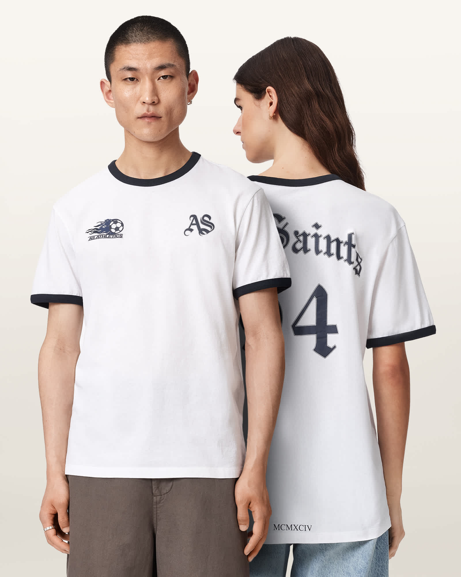 AllSaints Men's Blighty Short Sleeve Crew Neck T-Shirt