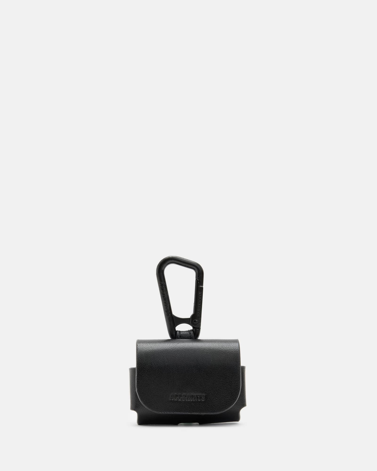 AllSaints Men's Sheep Leather AirPod Leather Case, Size: One Size