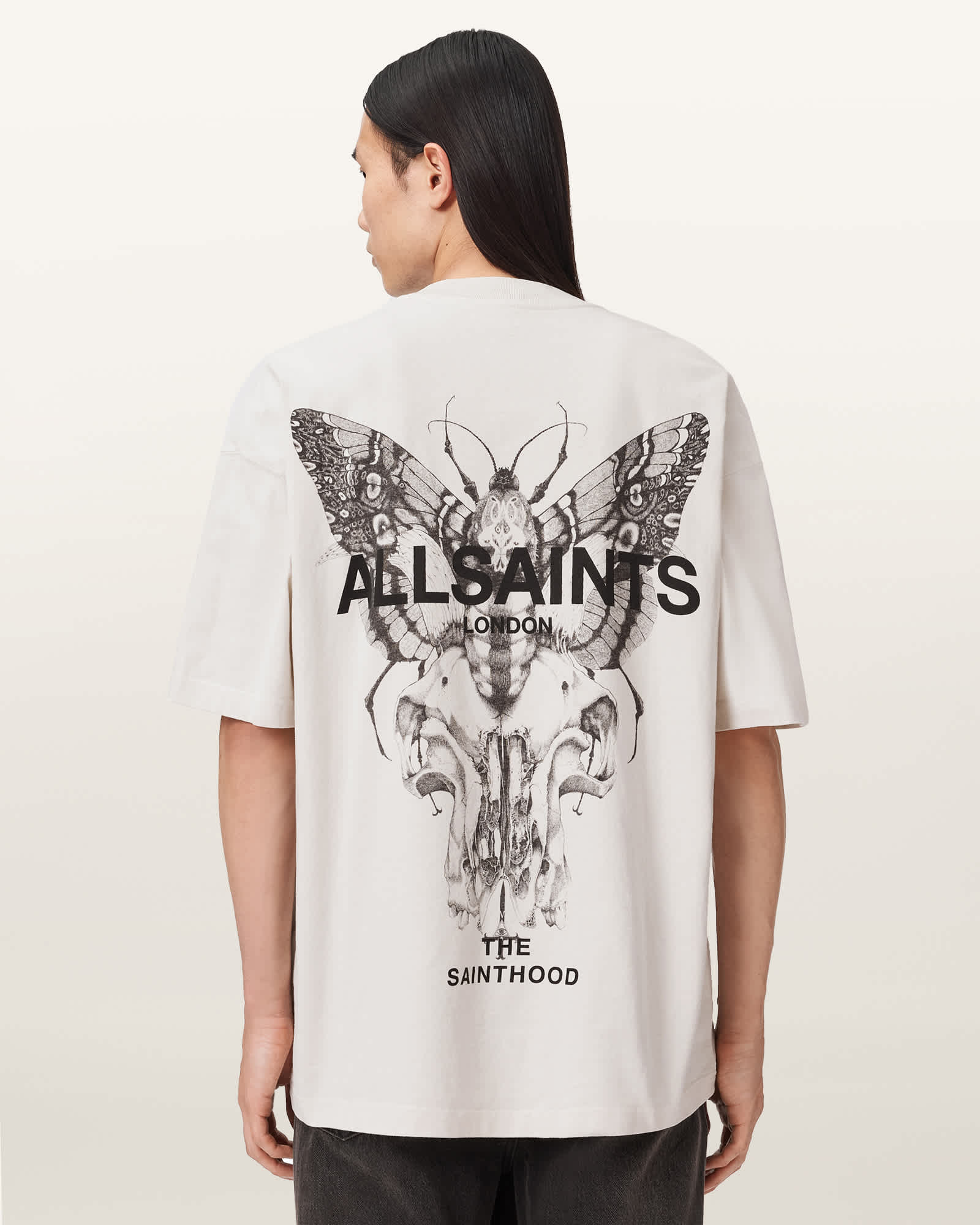 Allsaints Men's Hallis Oversized Graphic T-Shirt - Size  M