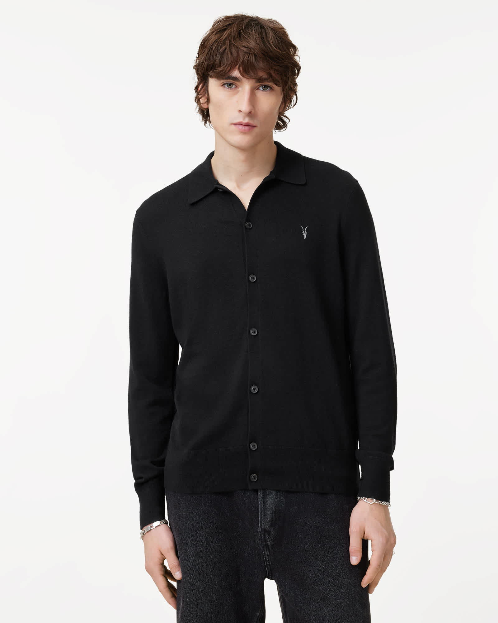 AllSaints Kilburn Ramskull Cardigan
