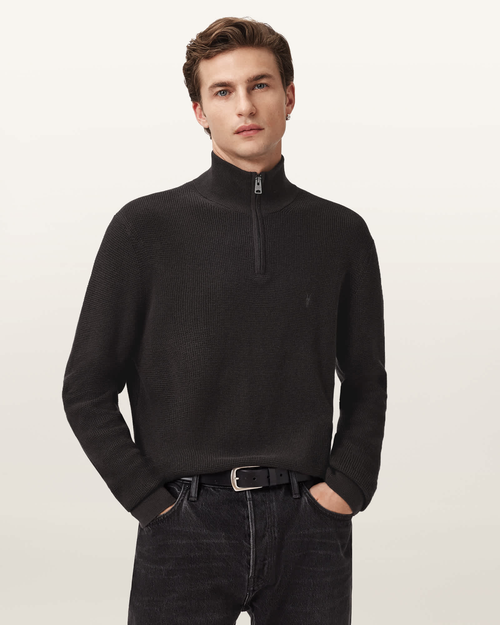 Allsaints Main: 80% Cotton In Brown