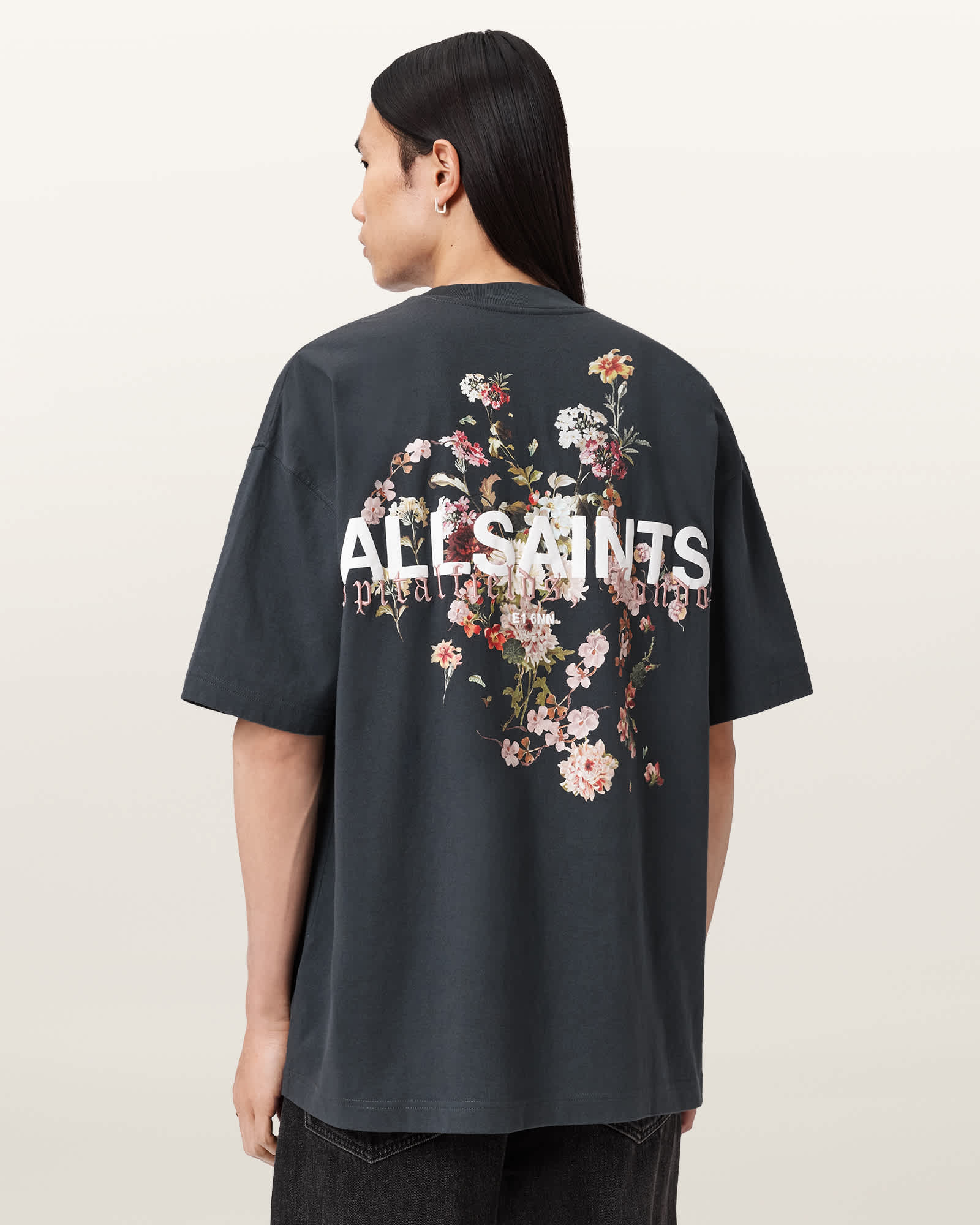 Allsaints Men's Valen Oversized Graphic T-Shirt - Size  Xs