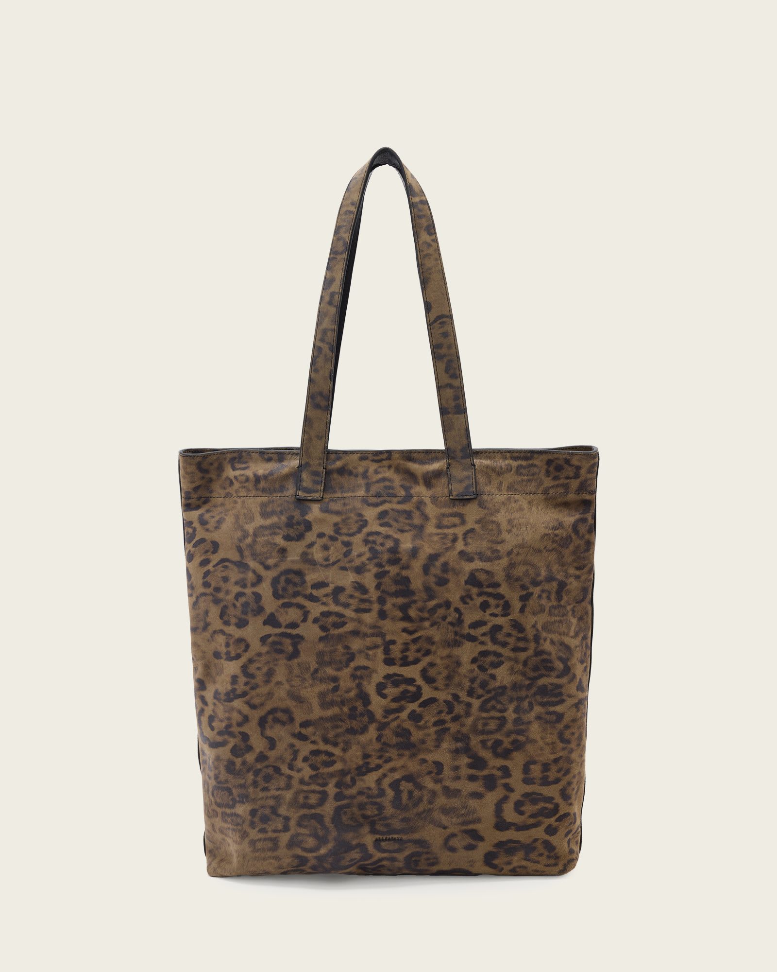 Allsaints Yuto Leopard Tote Bag