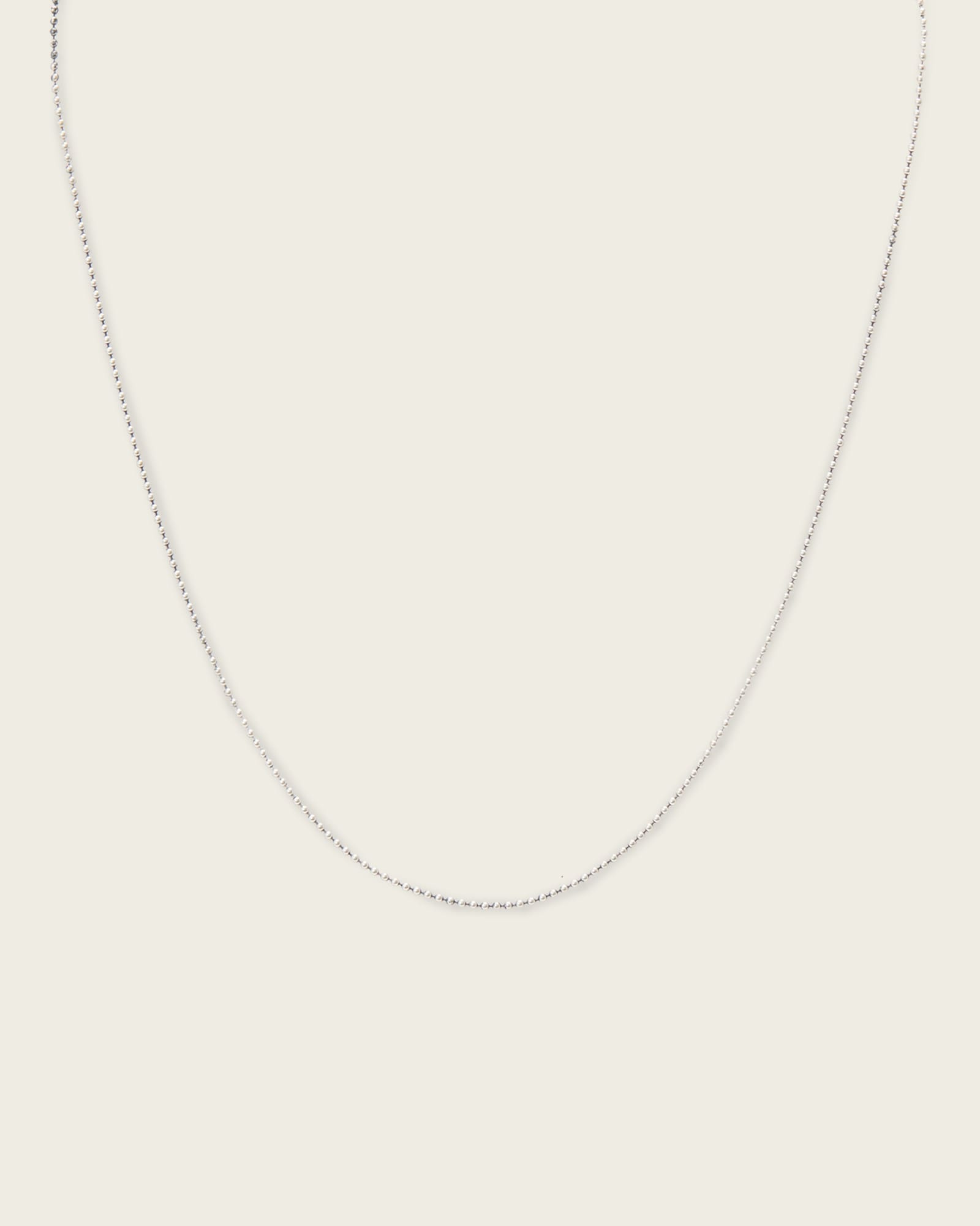 Allsaints Men's Silver Axl Sterling Curb Extra Large Necklace, One Size