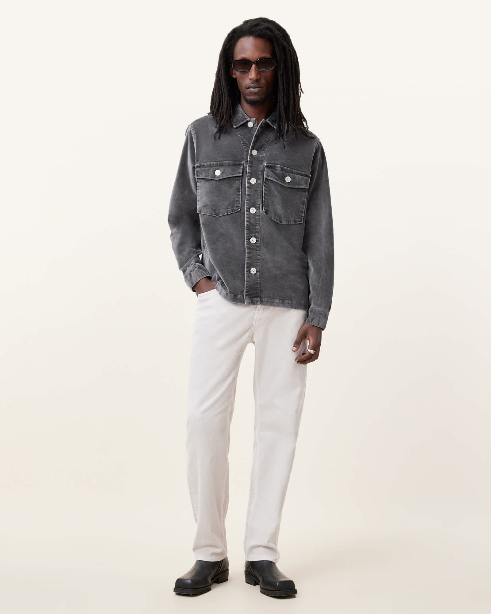 Allsaints Men's Harrier Relaxed Fit Shirt - Size  Xxl