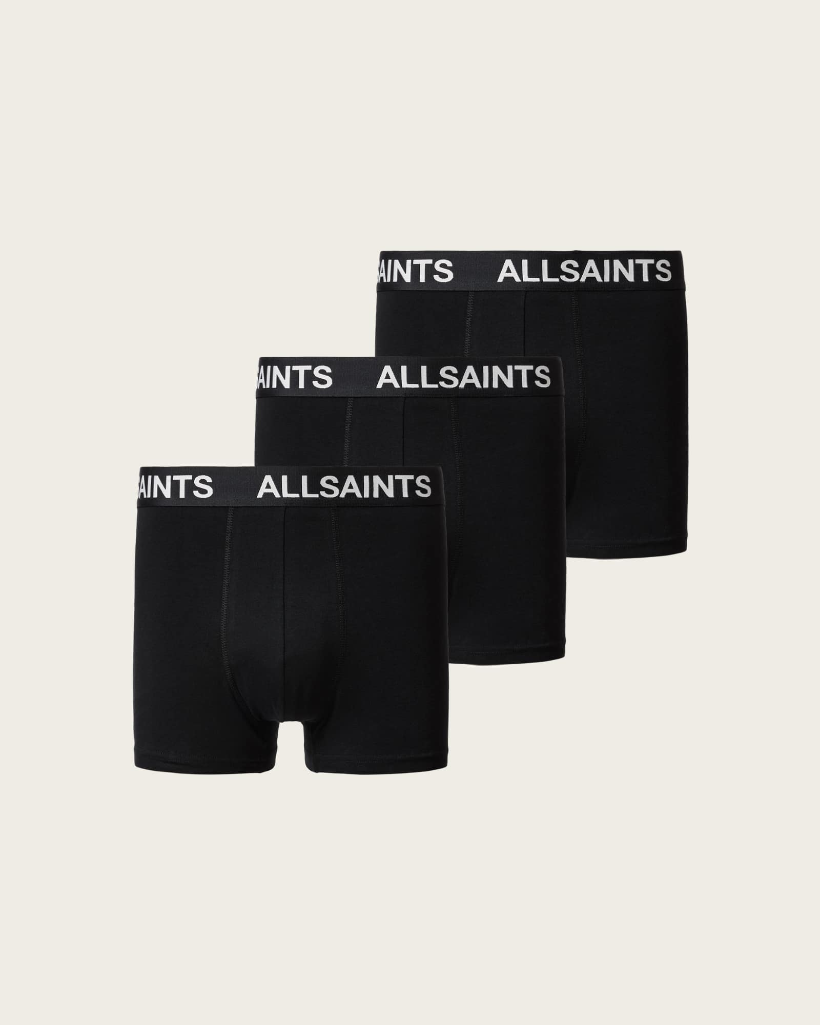 AllSaints Cotton AllSaints 3-Pack Boxer Set, Size: S