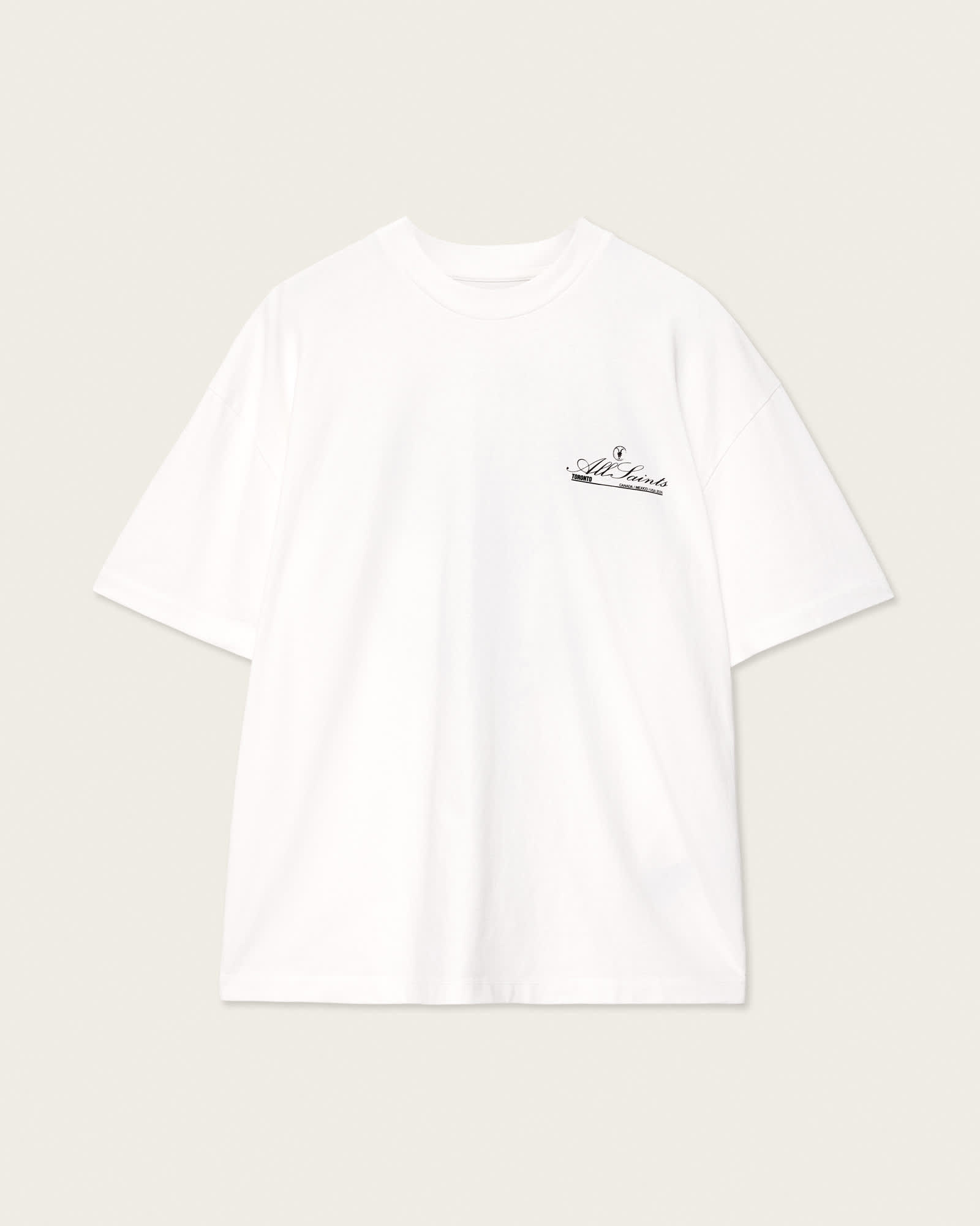AllSaints Skullcup Toronto Oversized Soccer T-Shirt
