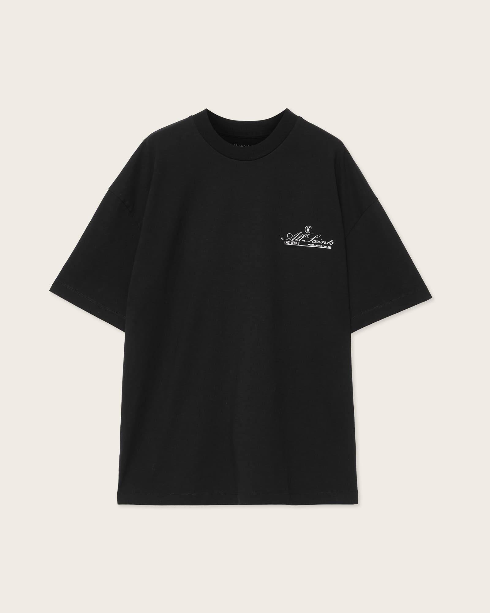 AllSaints Skullcup Las Vegas Oversized Soccer T-Shirt