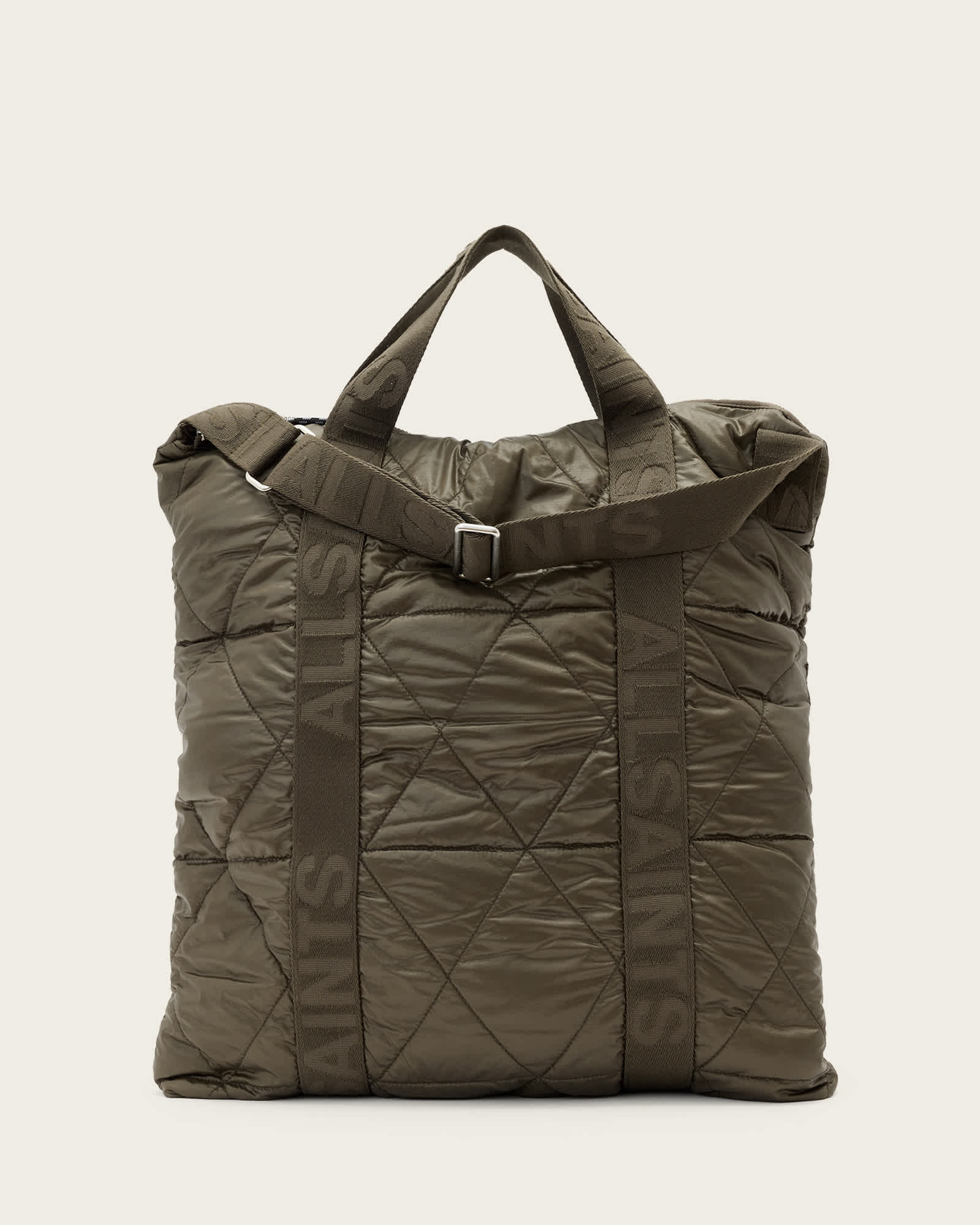 AllSaints Polyamide Kei Quilted Backpack, Size: One Size