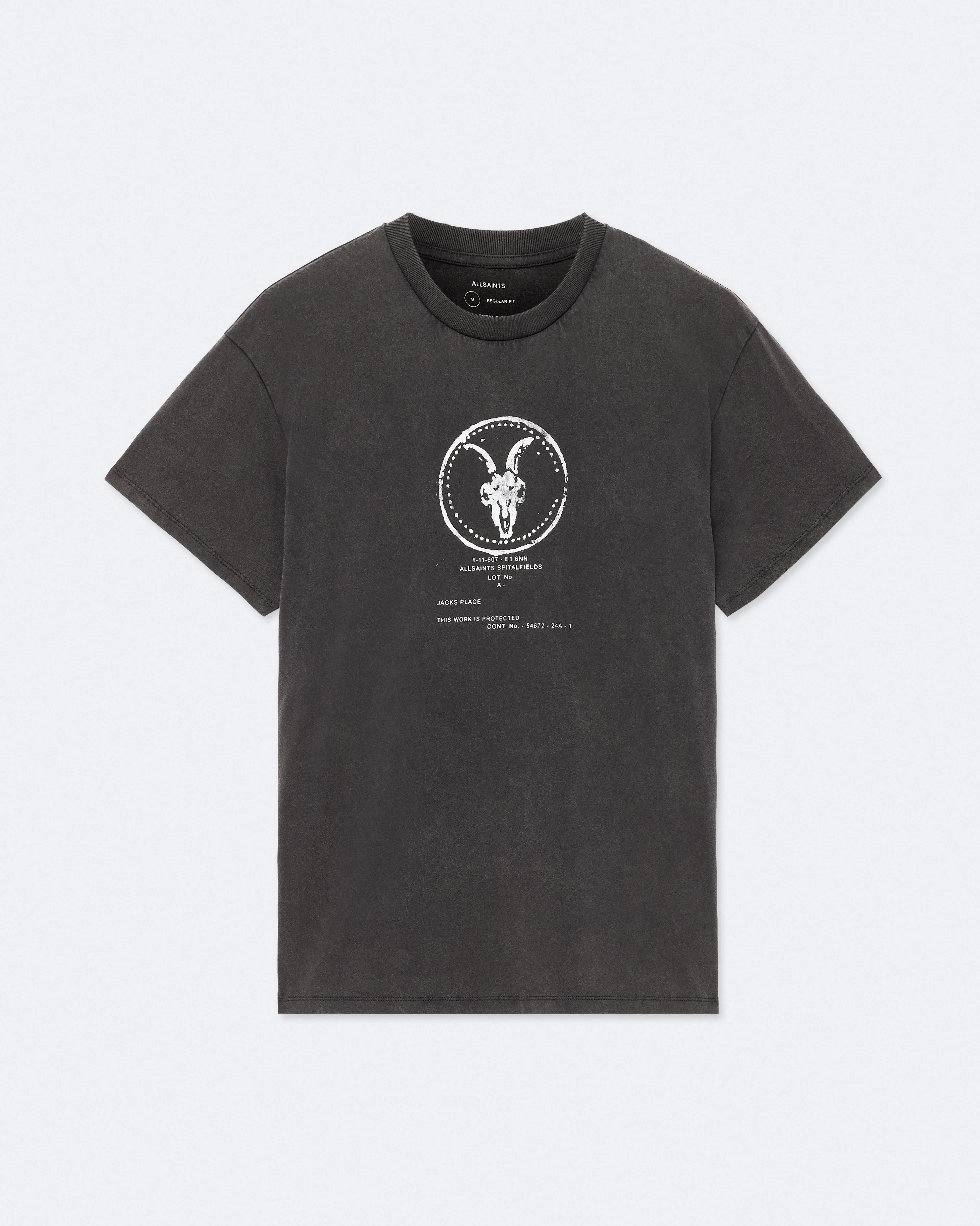 All Saints Allsaints Tier Short Sleeve Crew Neck T-Shirt - Bild 3