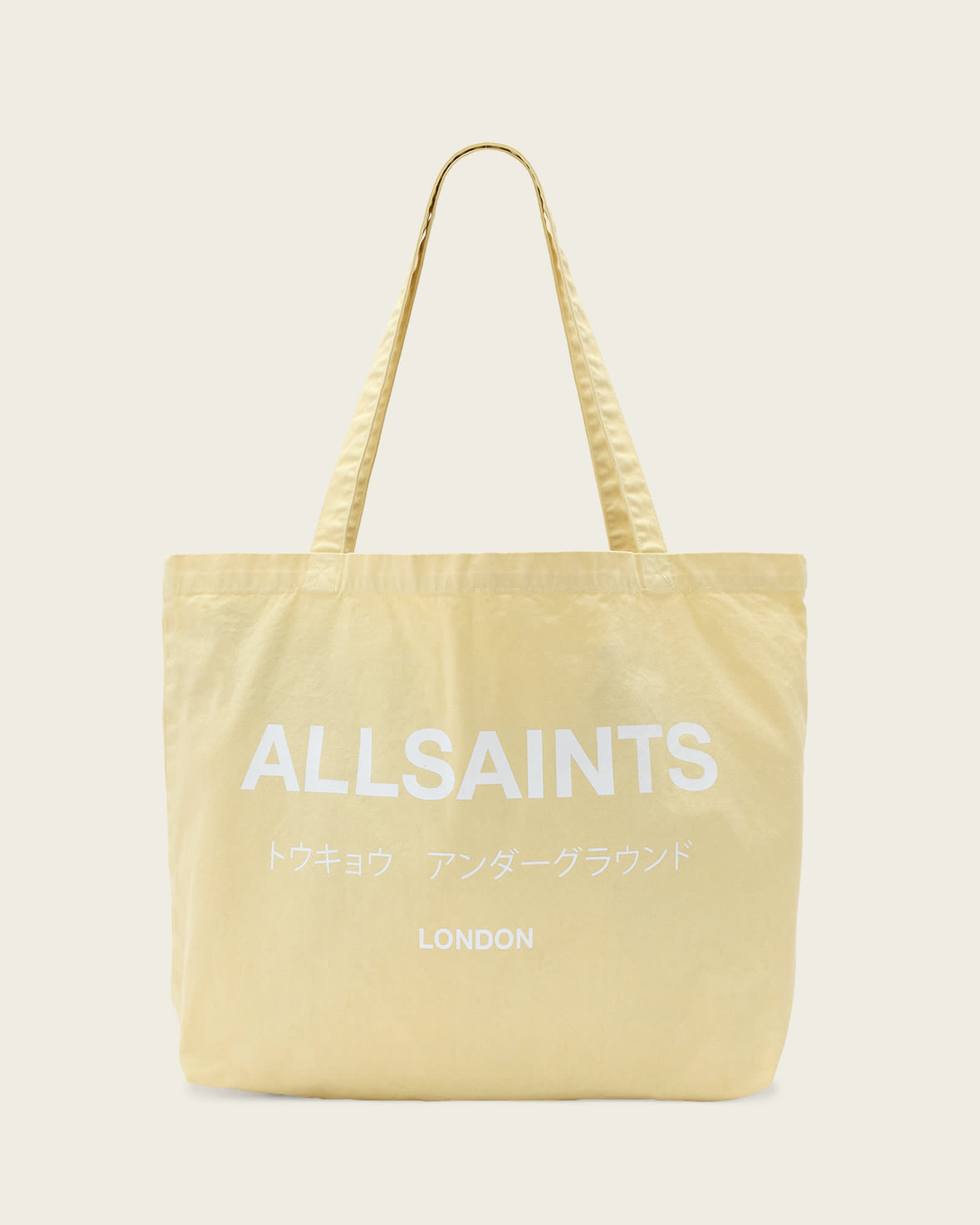 Allsaints Men's Underground Logo Printed Tote Bag, One Size
