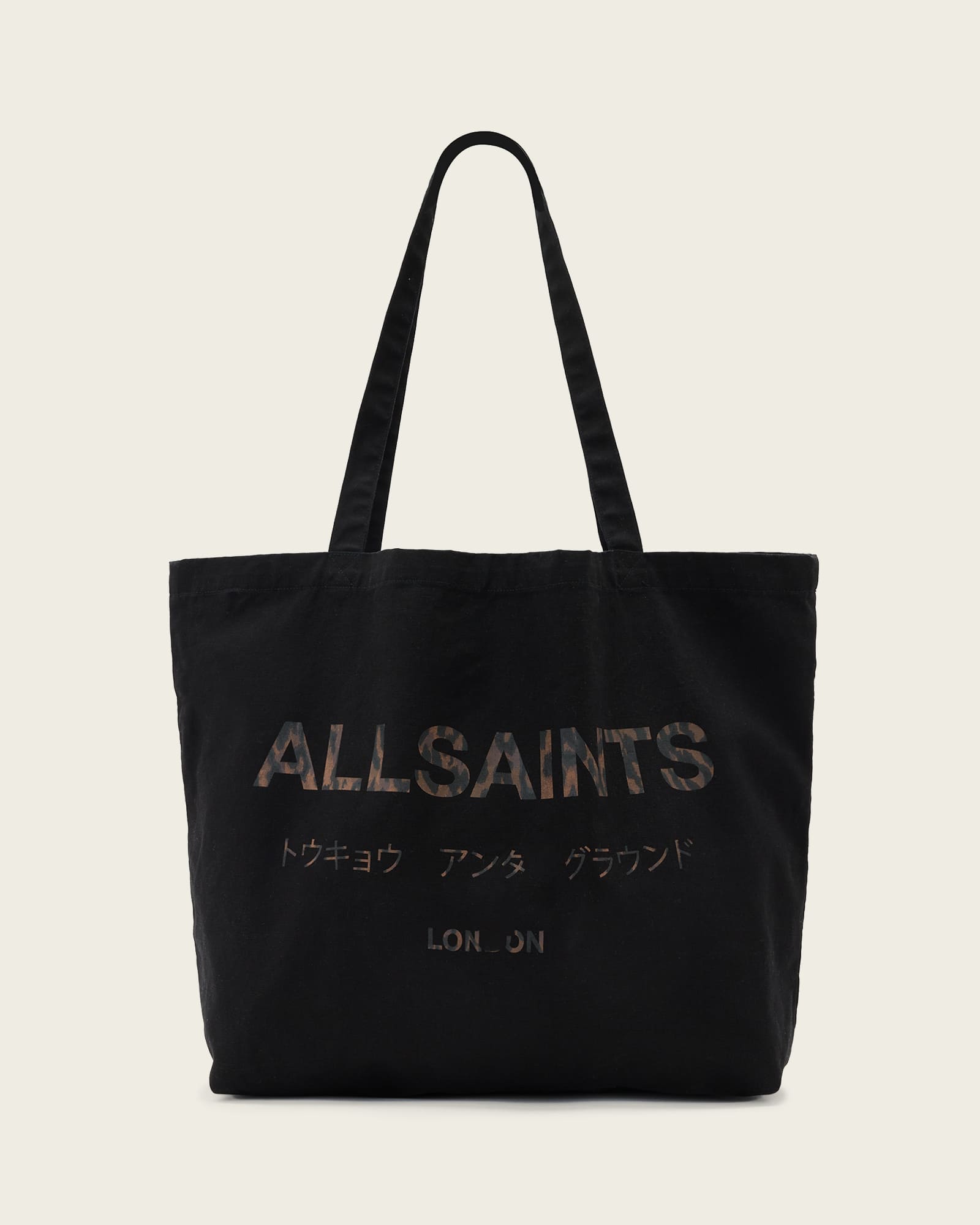 Allsaints Men's Underground Logo Printed Tote Bag, One Size
