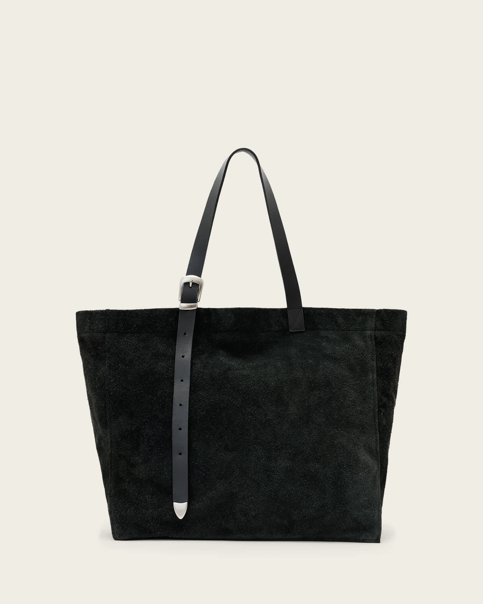 AllSaints Leather Haven Suede Tote Bag, Size: One Size