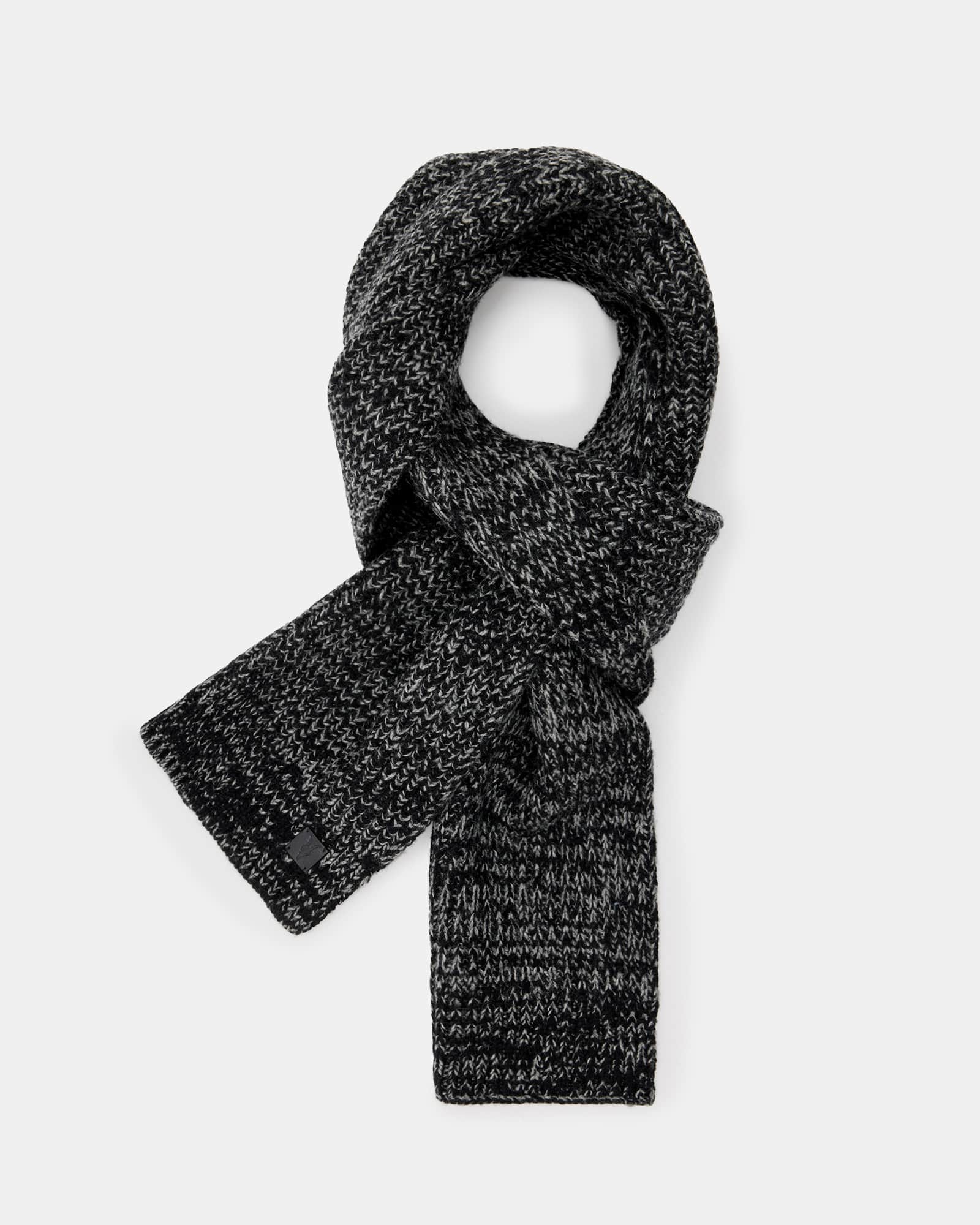 AllSaints Wool Clay Marl Two Tone Scarf