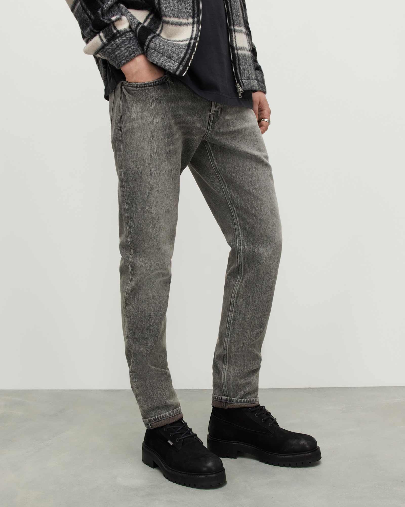 Allsaints Men's Rex Slim Fit Soft Stretch Denim Jeans - Size  38/L30