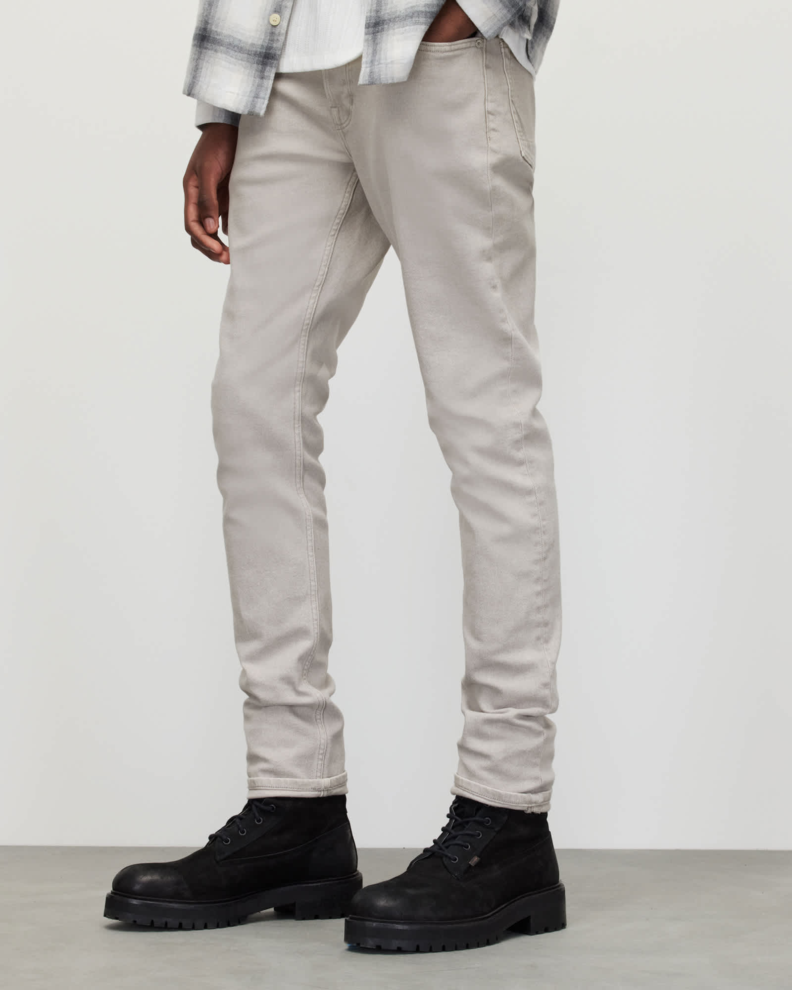 Allsaints Men's Rex Slim Fit Overdyed Denim Jeans - Size  38/L32